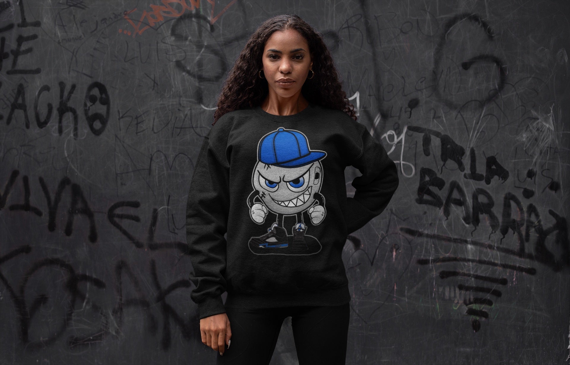 Mischief Unisex Tops - Air Jordan 5 Racer Blue