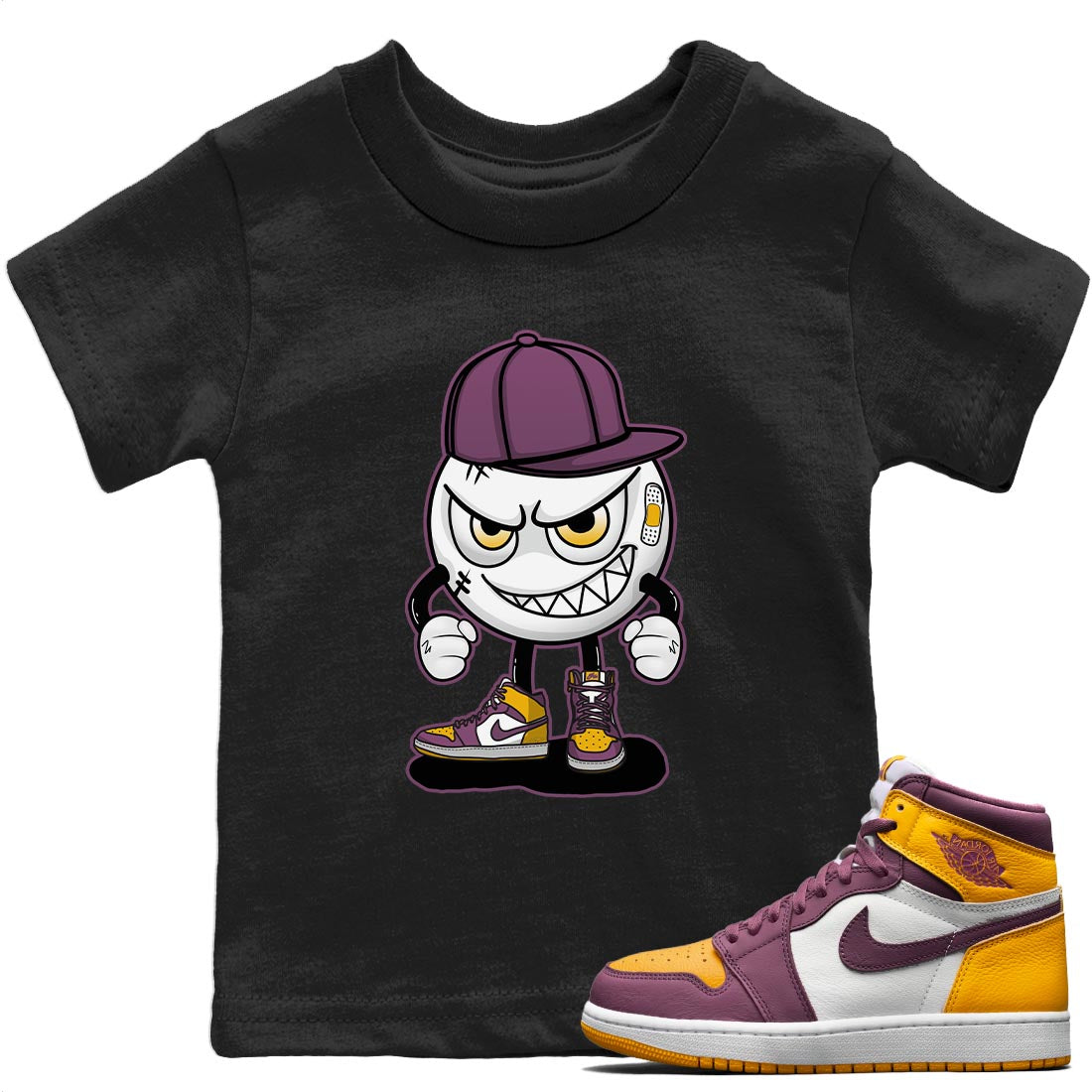 Mischief Kids Tops - Air Jordan 1 Brotherhood