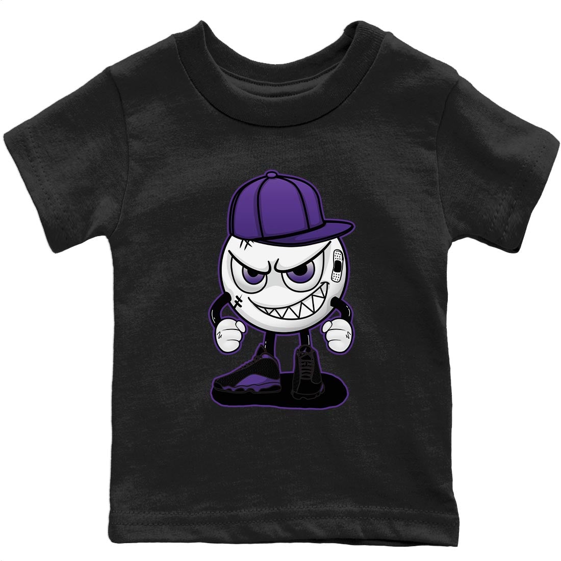 Mischief Kids Tops - Air Jordan 13 Court Purple
