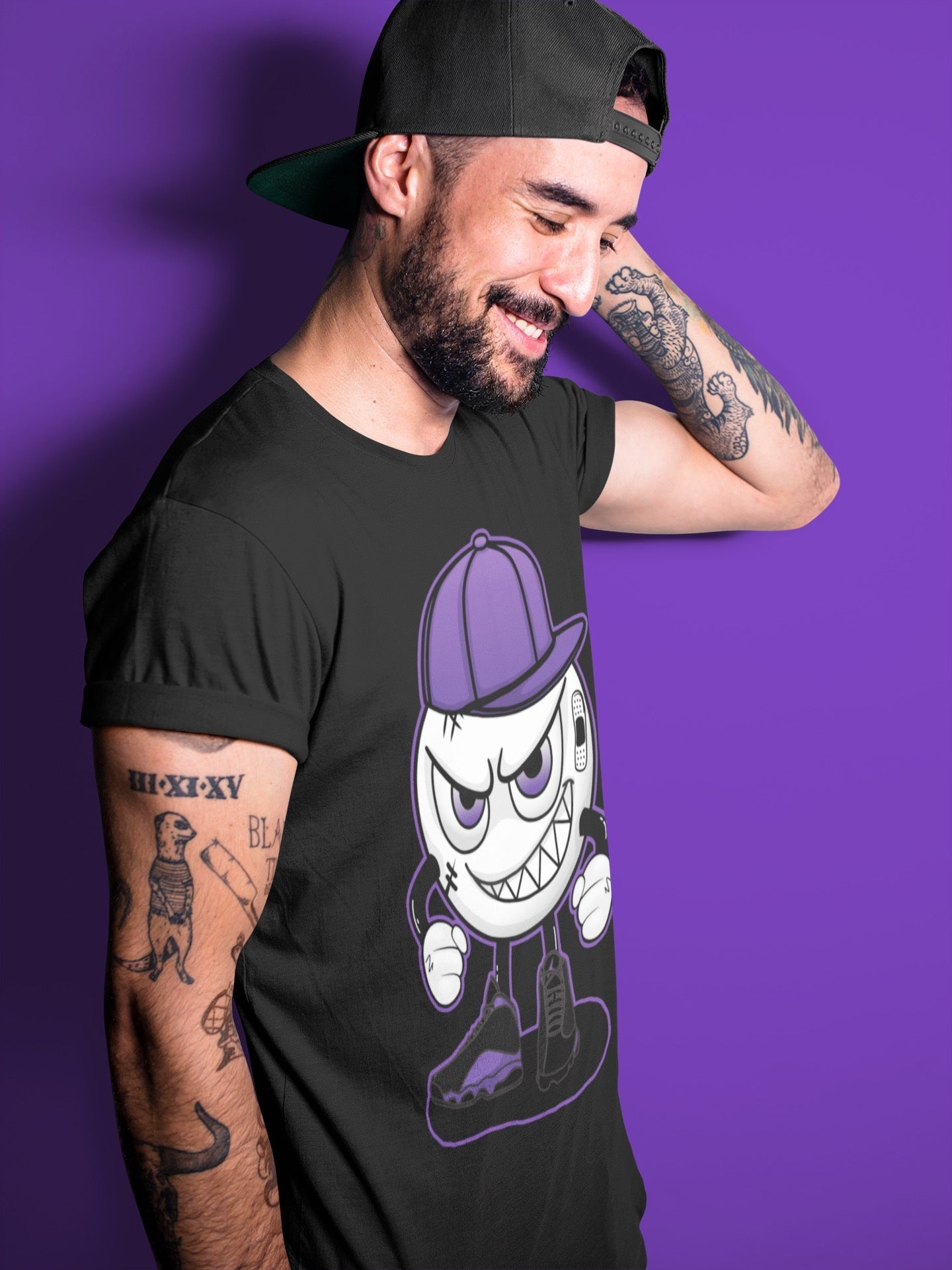 Mischief Unisex Tops - Air Jordan 13 Court Purple