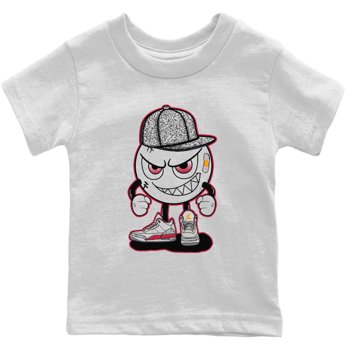 Mischief Kids Tops - Air Jordan 3 Cardinal