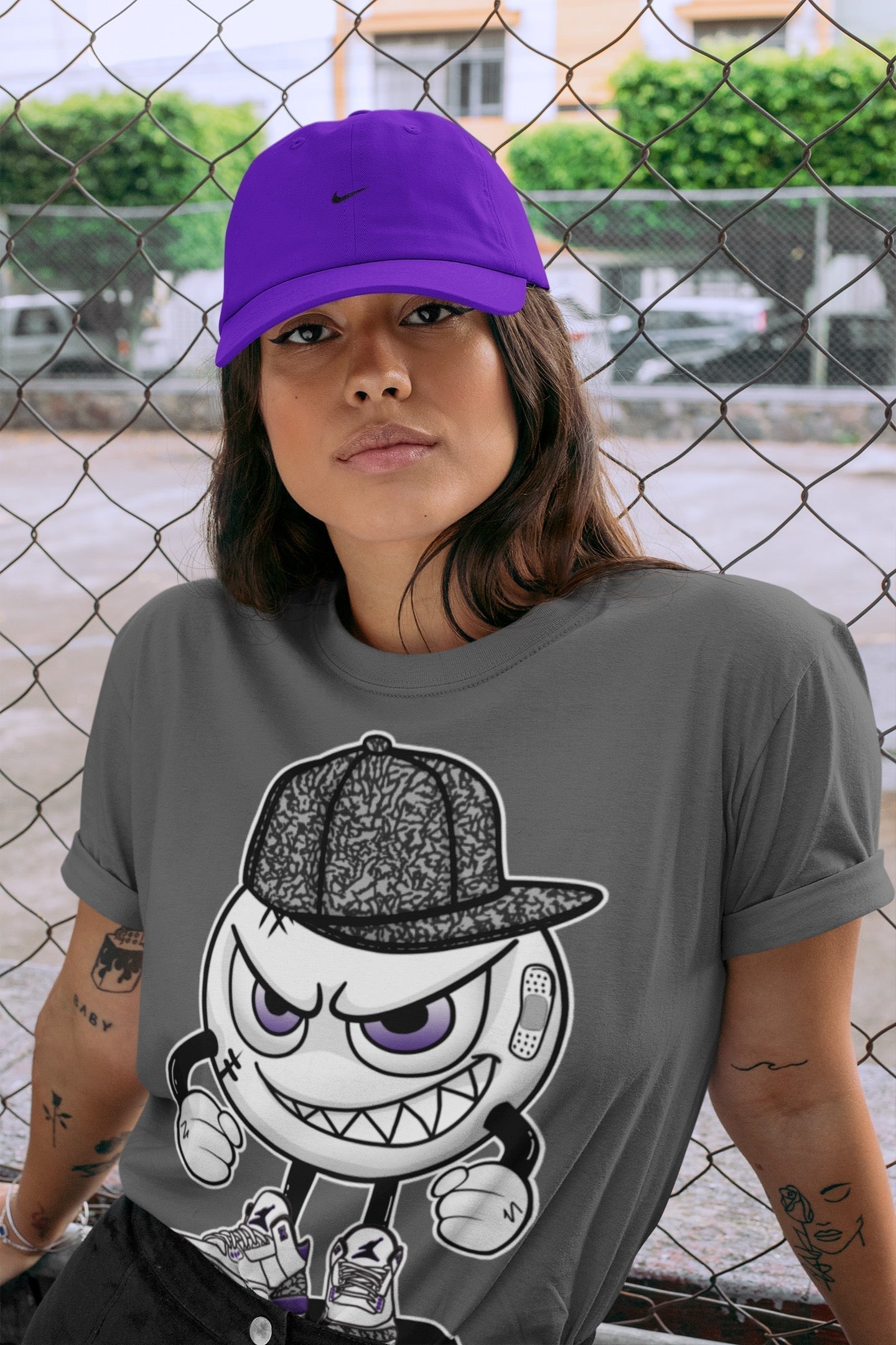 Mischief Unisex Tops - Air Jordan 3 Dark Iris