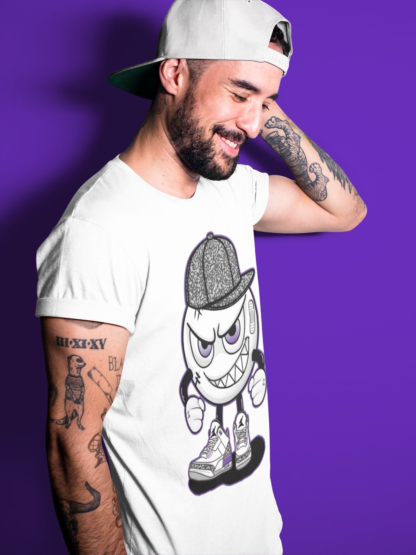 Mischief Unisex Tops - Air Jordan 3 Dark Iris