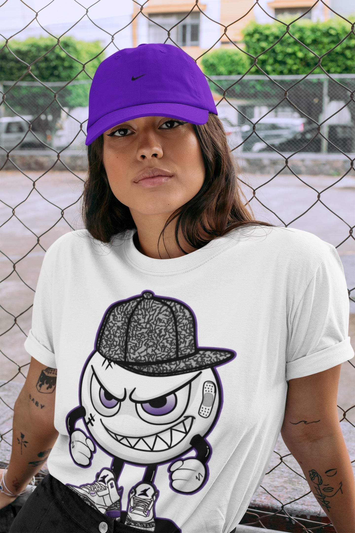 Mischief Unisex Tops - Air Jordan 3 Dark Iris