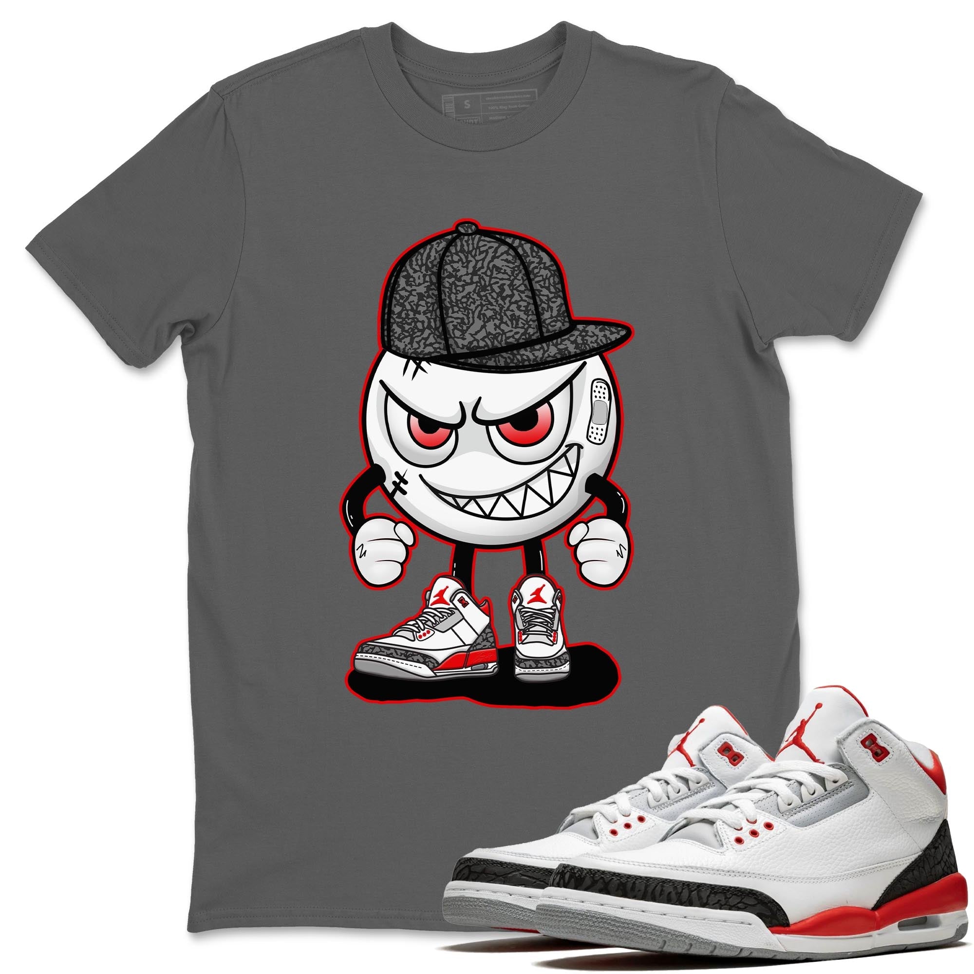 Mischief Unisex Tops - Air Jordan 3 Fire Red