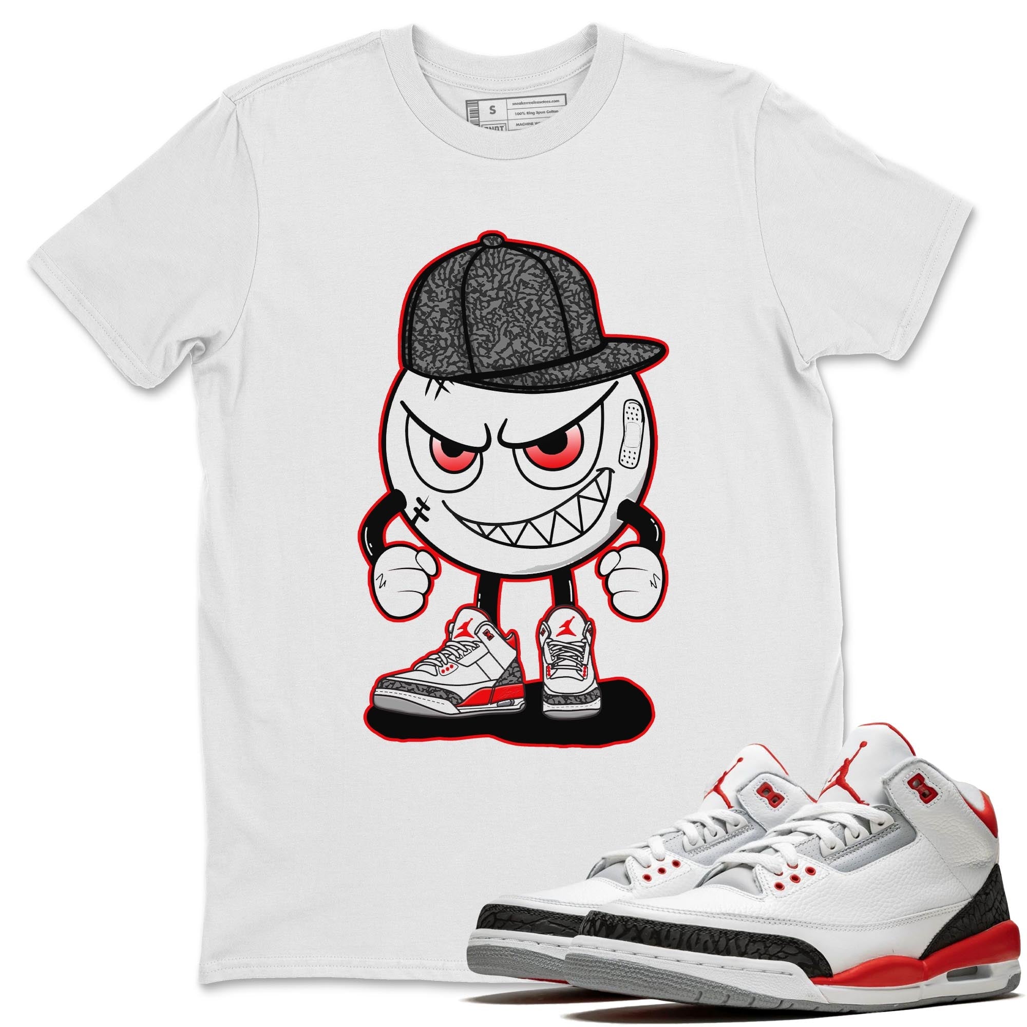 Mischief Unisex Tops - Air Jordan 3 Fire Red