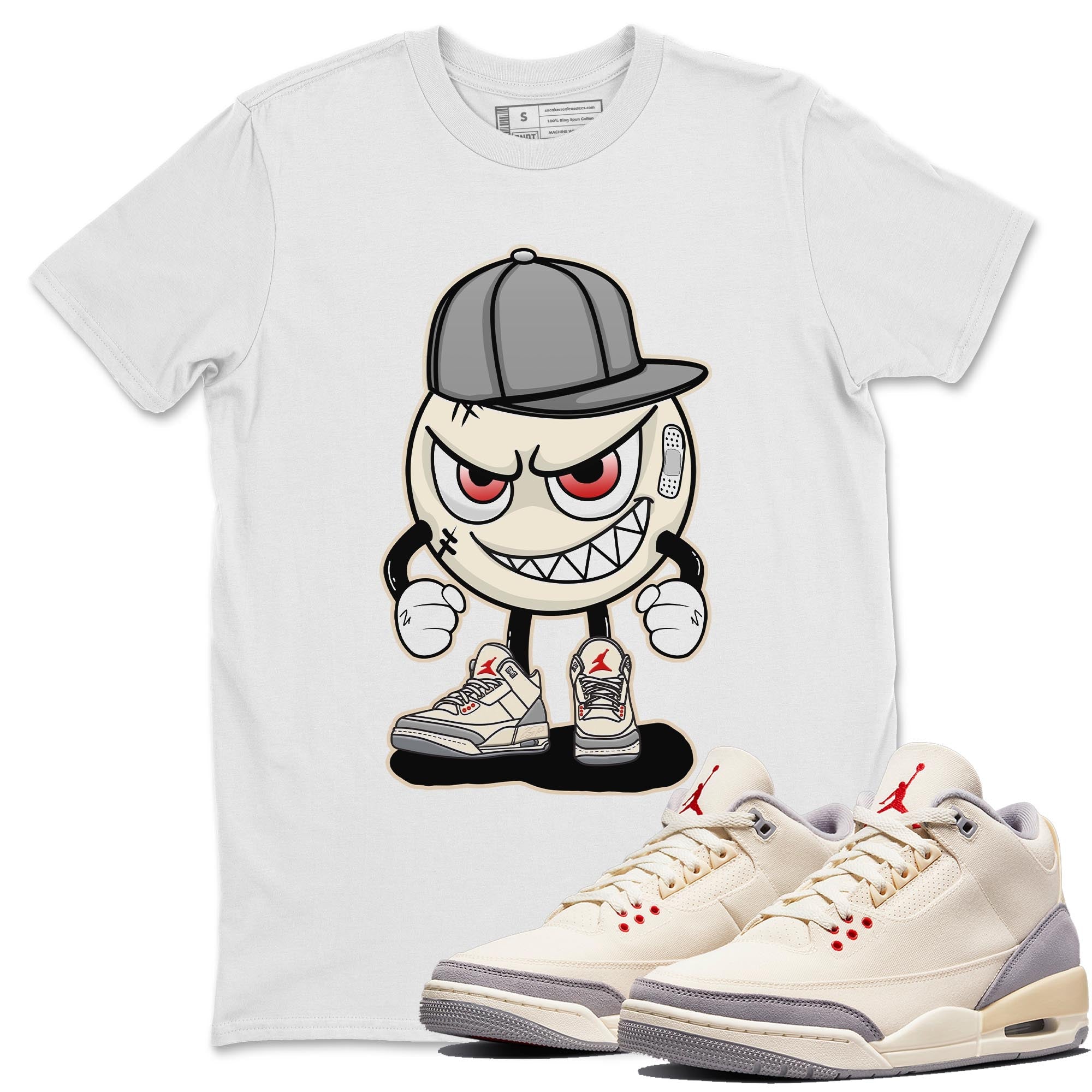 Mischief Unisex Tops - Air Jordan 3 Muslin