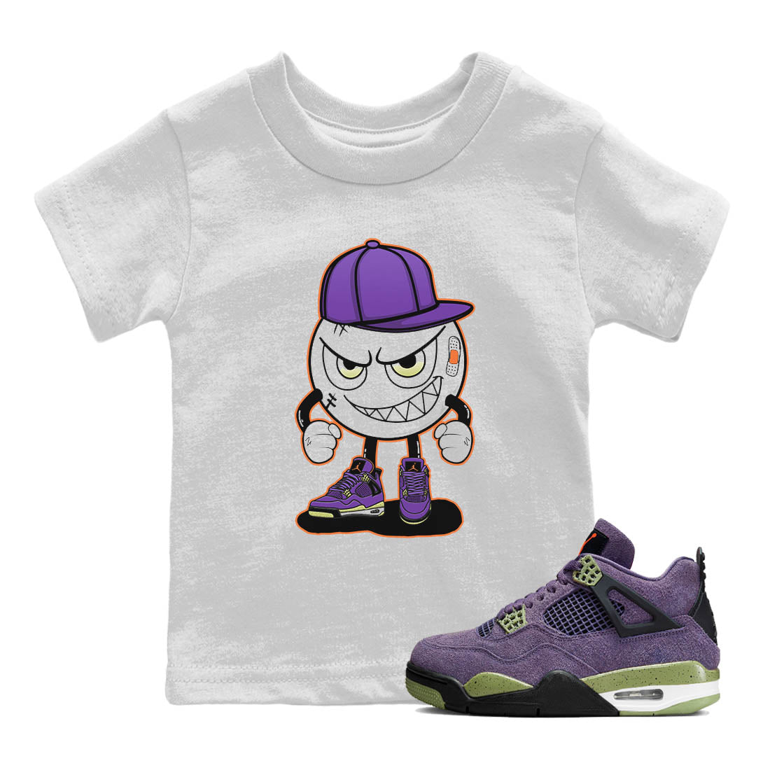 Mischief Kids Tops - Air Jordan 4 Canyon Purple