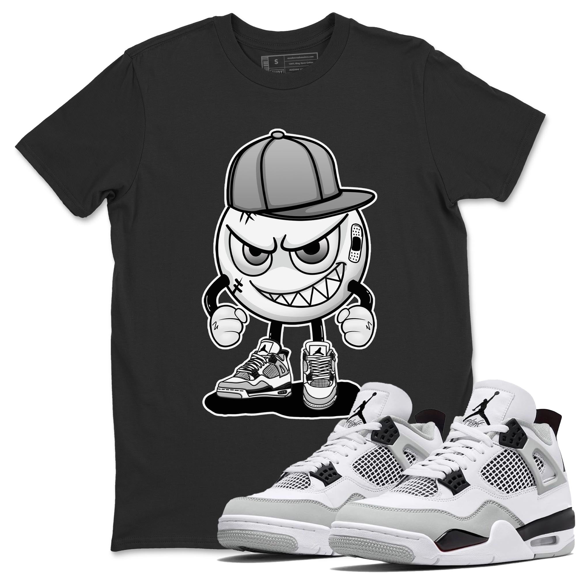 Mischief Unisex Tops - Air Jordan 4 Military Black