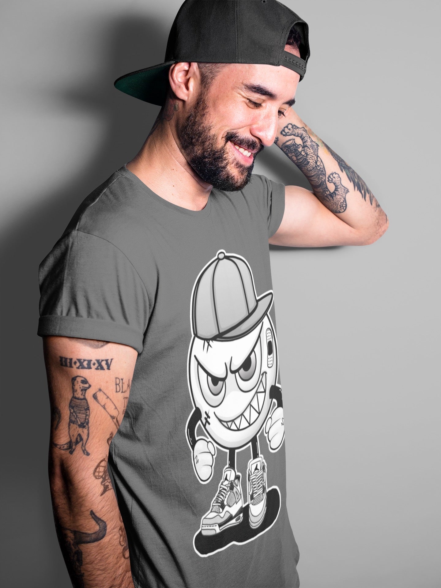 Mischief Unisex Tops - Air Jordan 4 Military Black