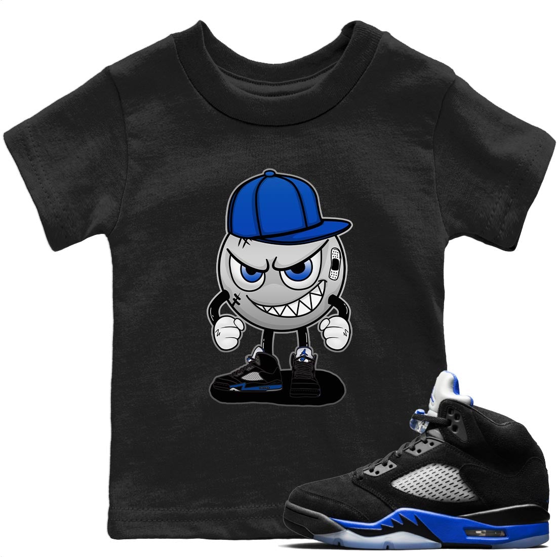 Mischief Kids Tops - Air Jordan 5 Racer Blue