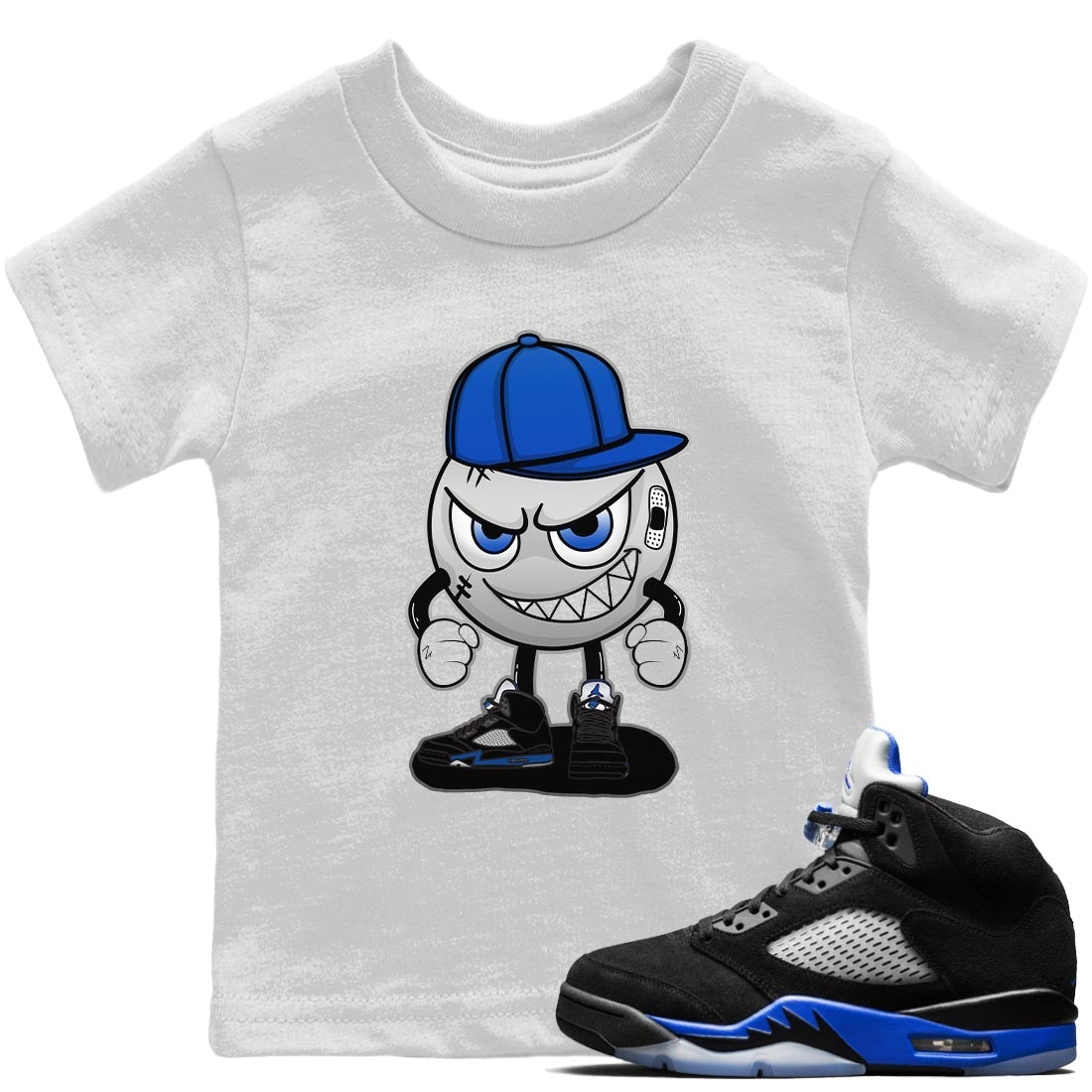 Mischief Kids Tops - Air Jordan 5 Racer Blue