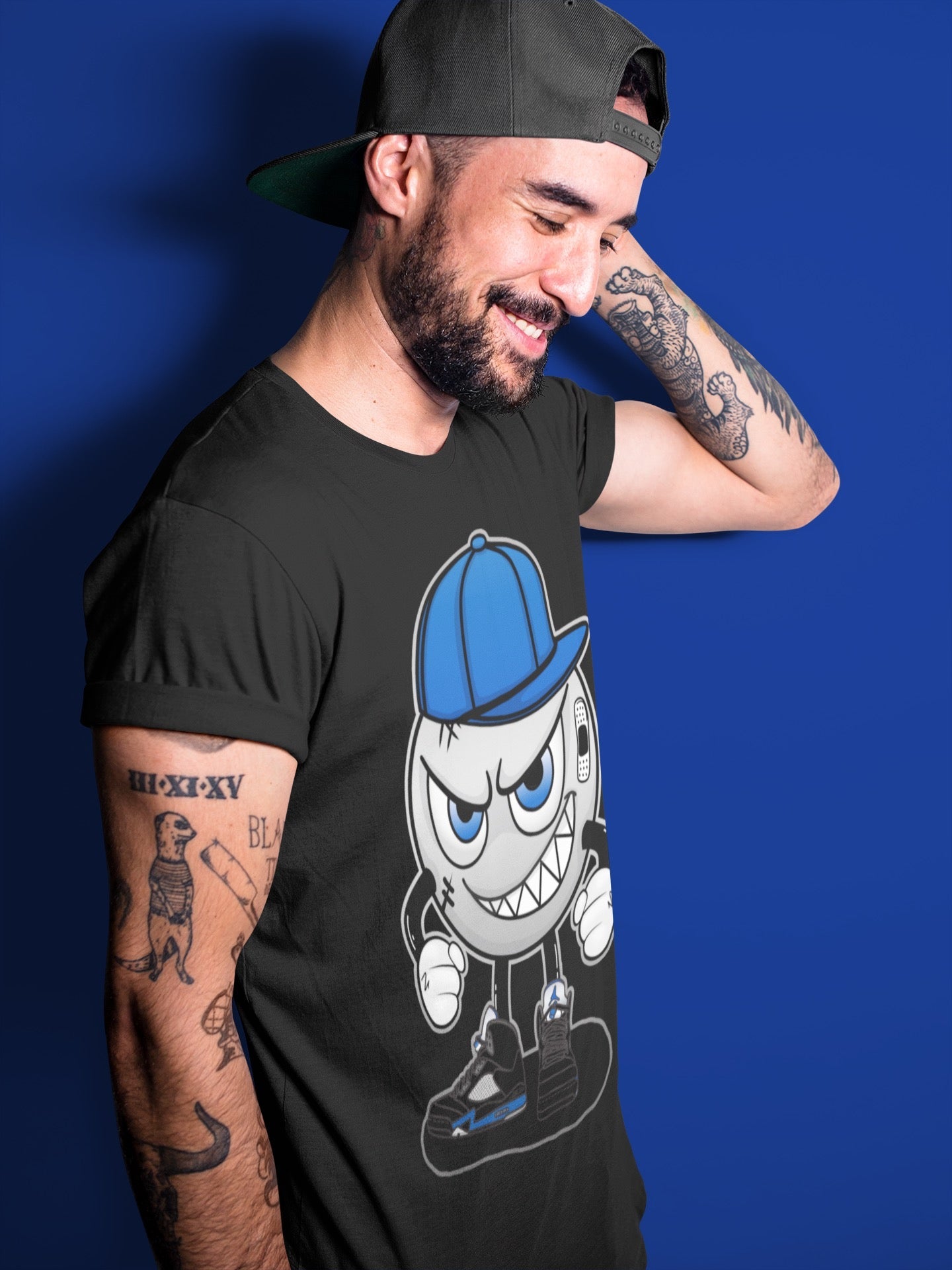 Mischief Unisex Tops - Air Jordan 5 Racer Blue