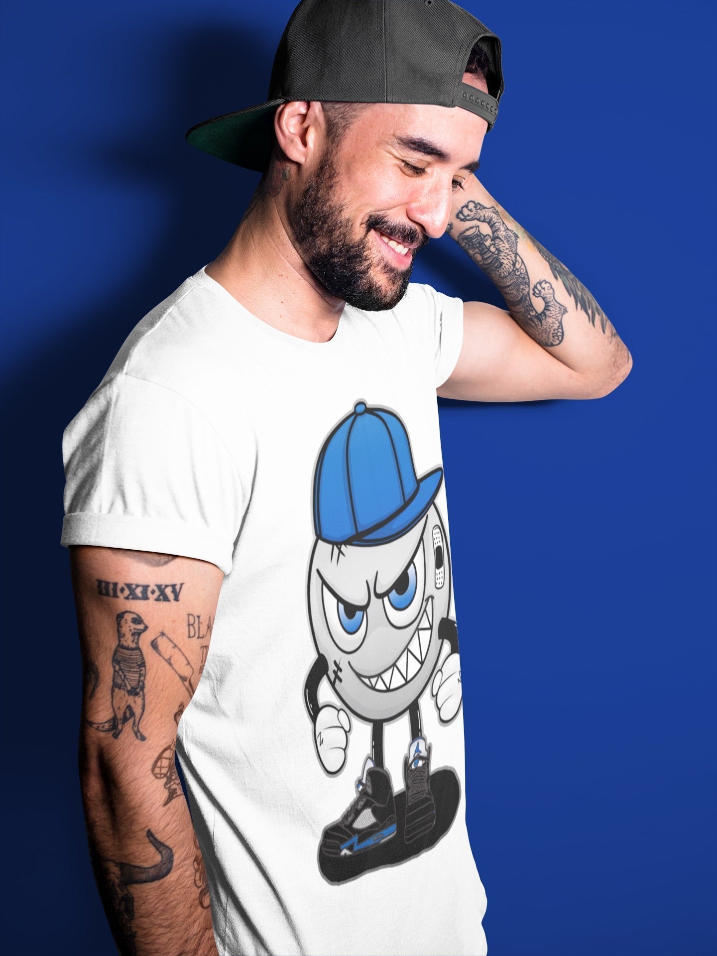 Mischief Unisex Tops - Air Jordan 5 Racer Blue