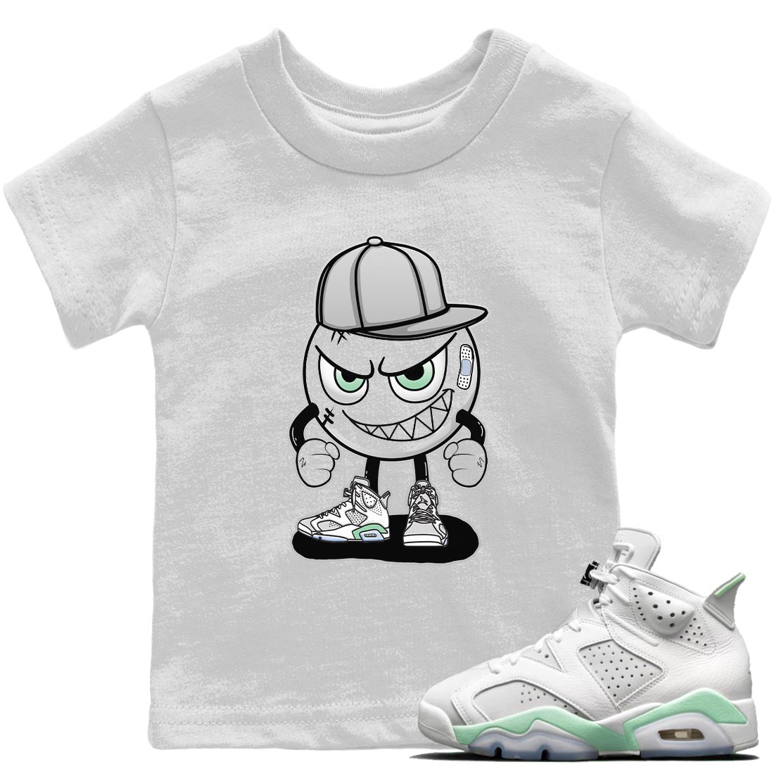 Mischief Kids Tops - Air Jordan 6 Mint Foam