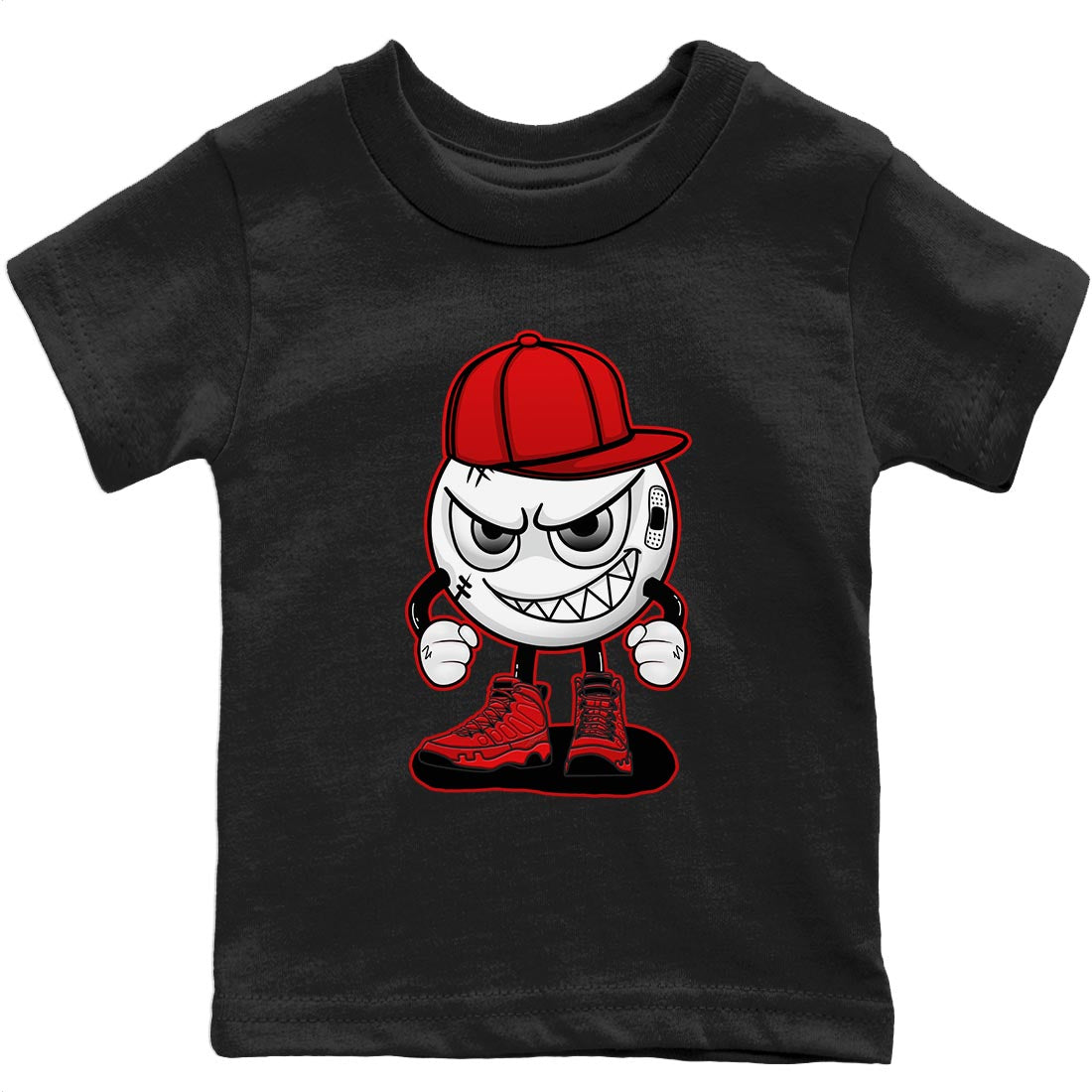 Mischief Kids Tops - Air Jordan 9 Chile Red