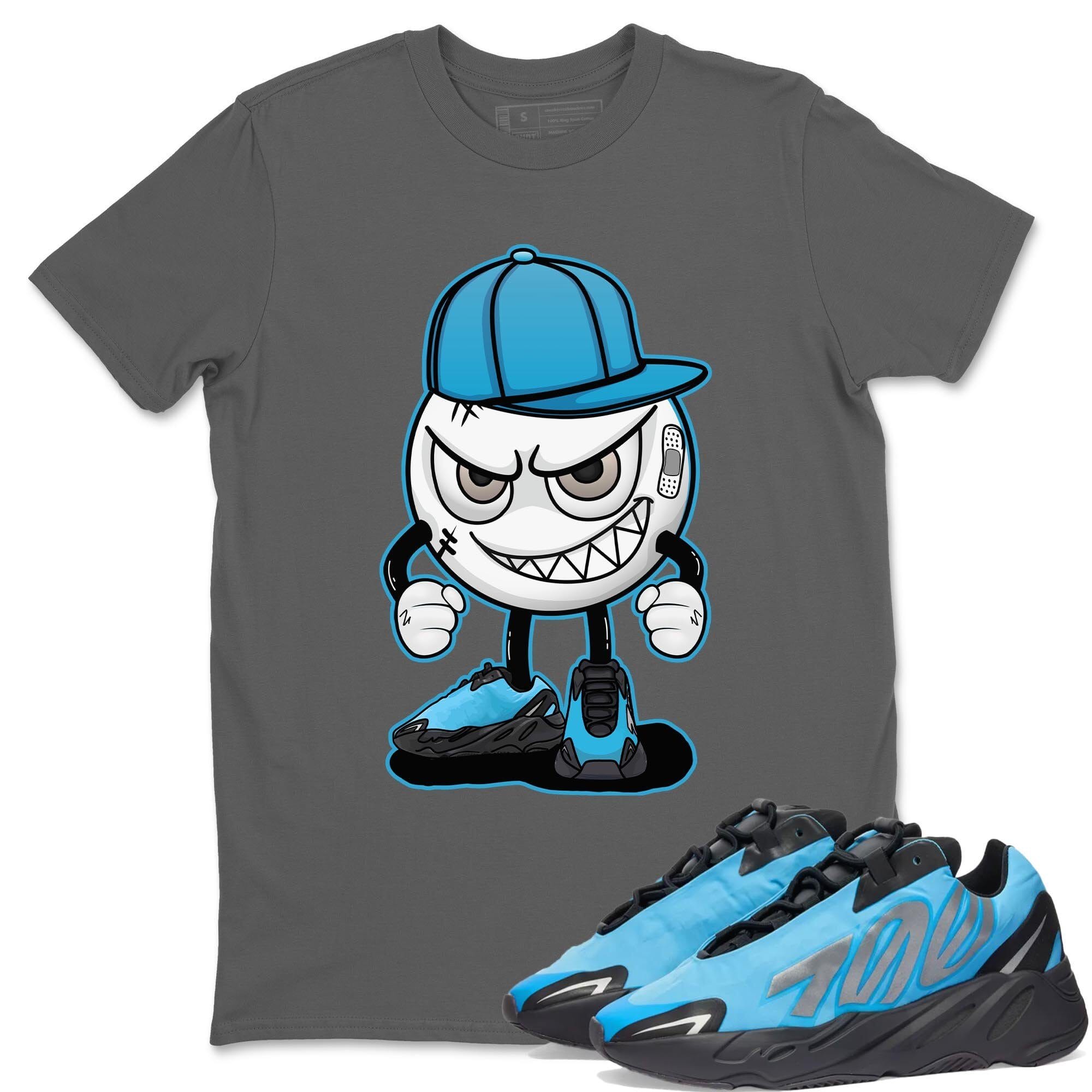 Mischief Unisex Tops - Yeezy 700 Bright Cyan