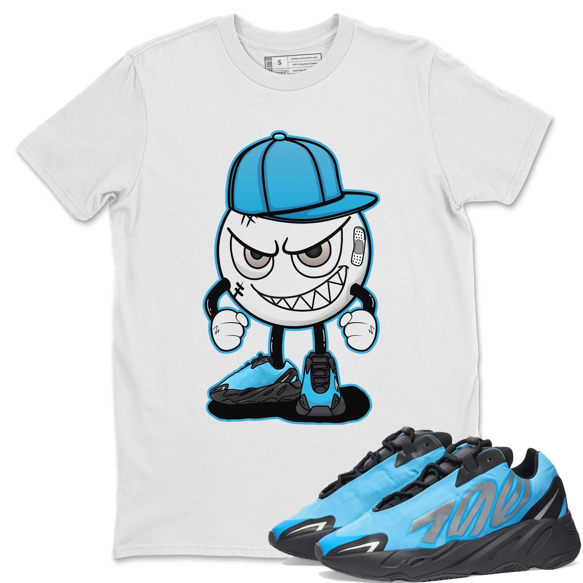 Mischief Unisex Tops - Yeezy 700 Bright Cyan