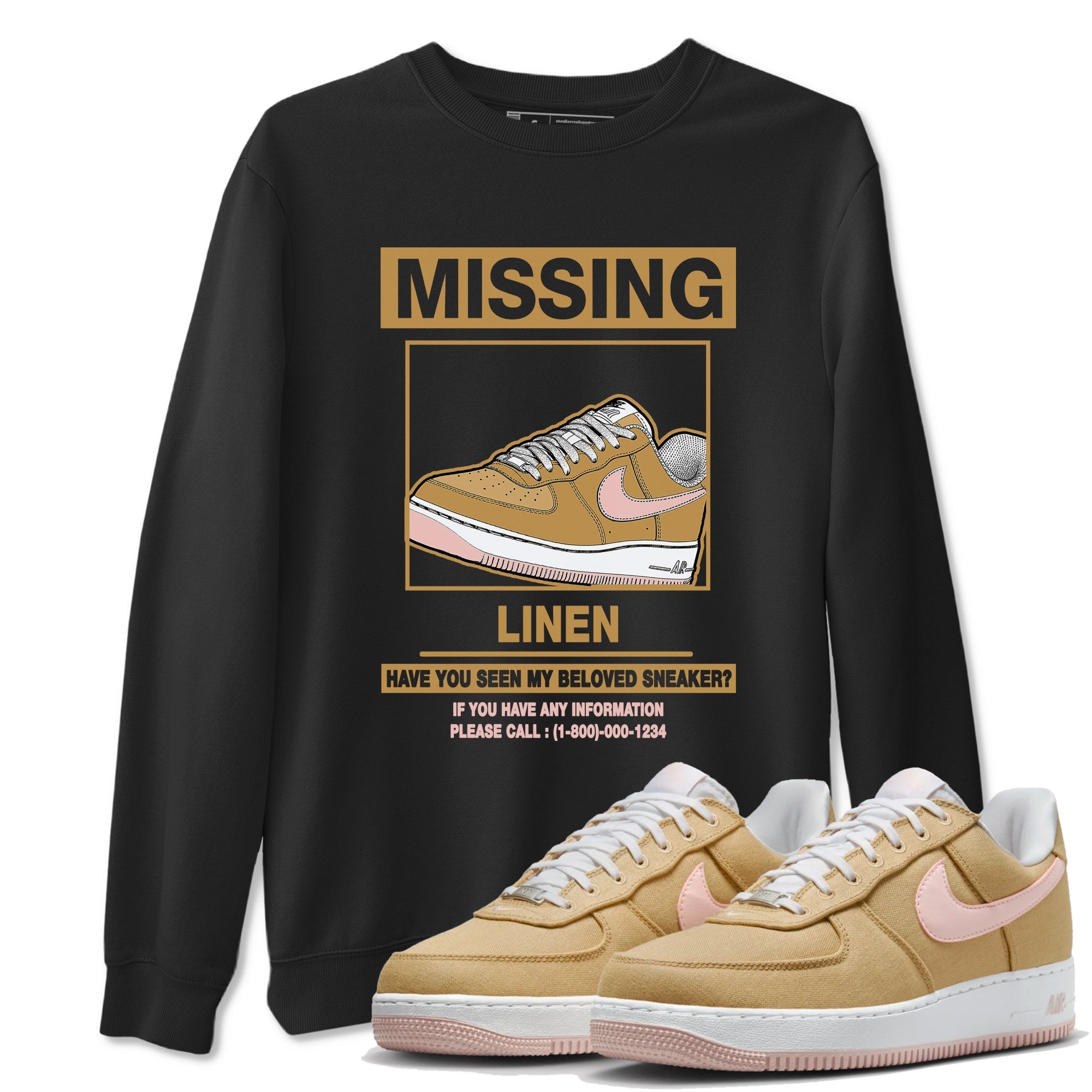 Missing snkmatch snkmatch Tees - Air Force 1 Linen