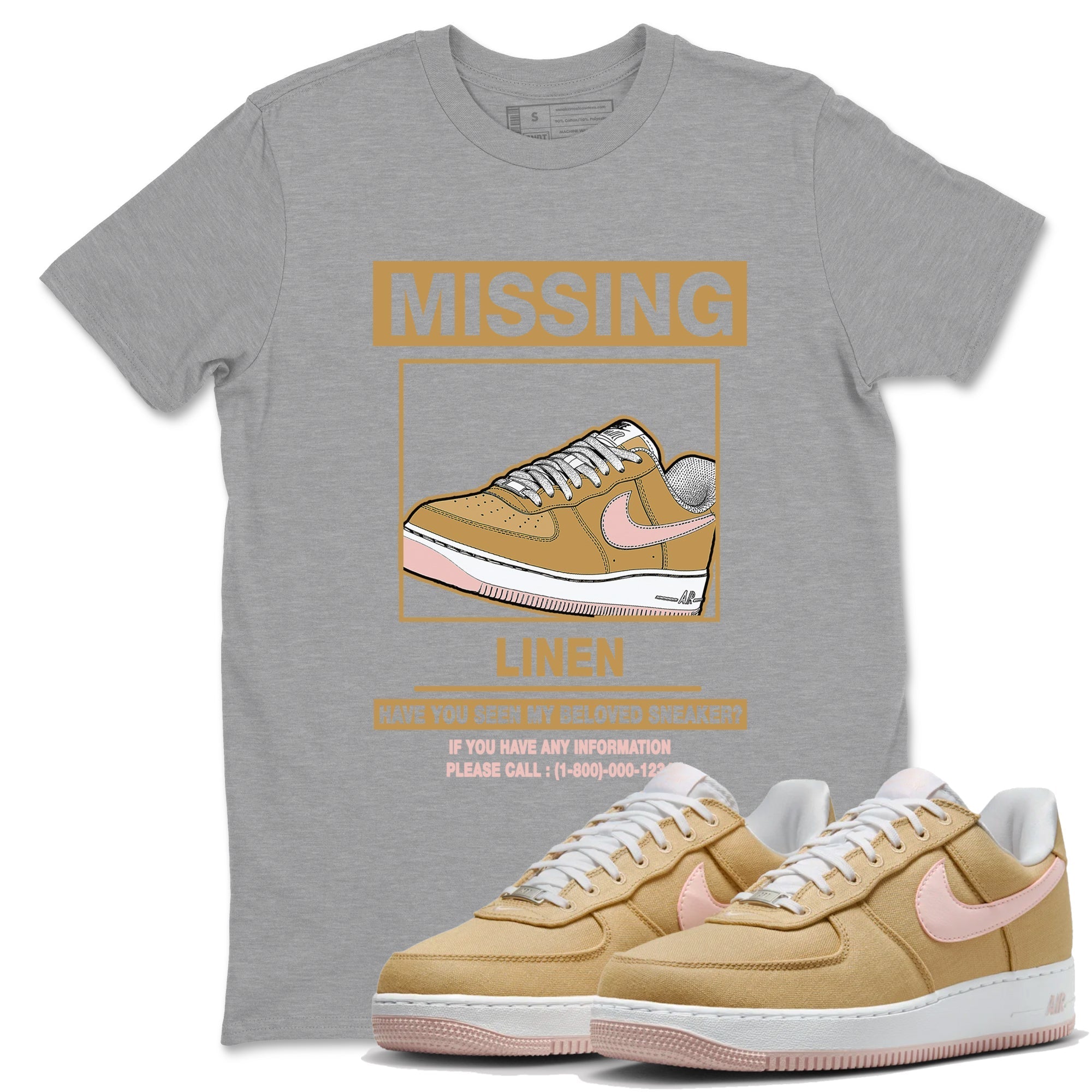 Missing snkmatch snkmatch Tees - Air Force 1 Linen