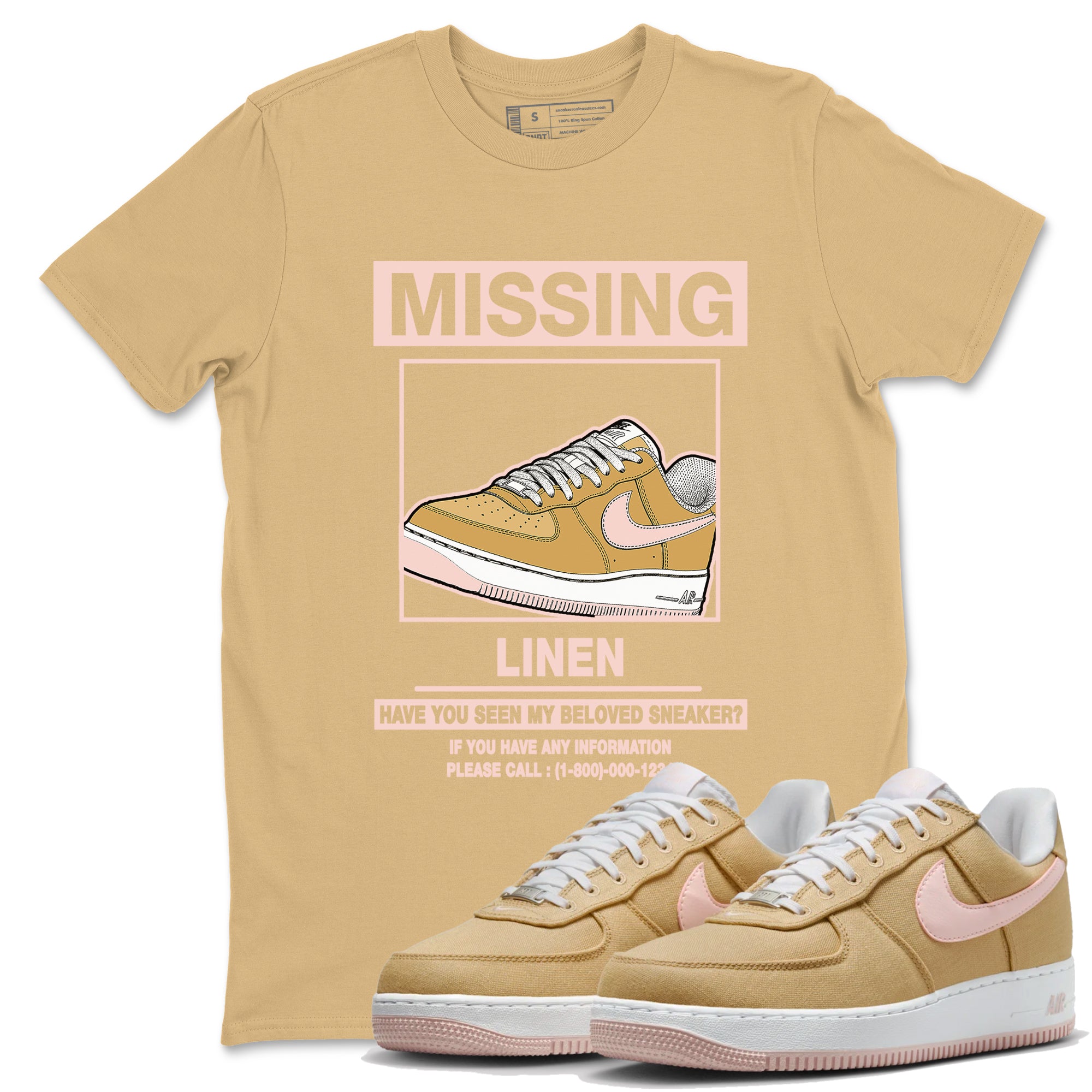 Missing snkmatch snkmatch Tees - Air Force 1 Linen