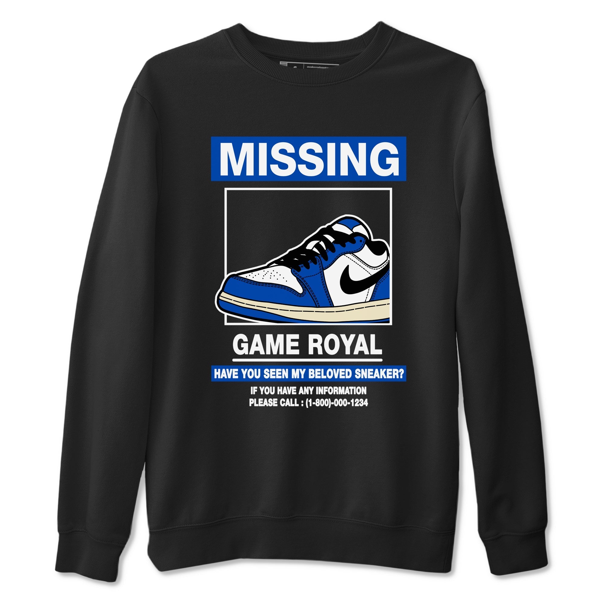 Missing snkmatch snkmatch Tees - Air Jordan 1 Game Royal