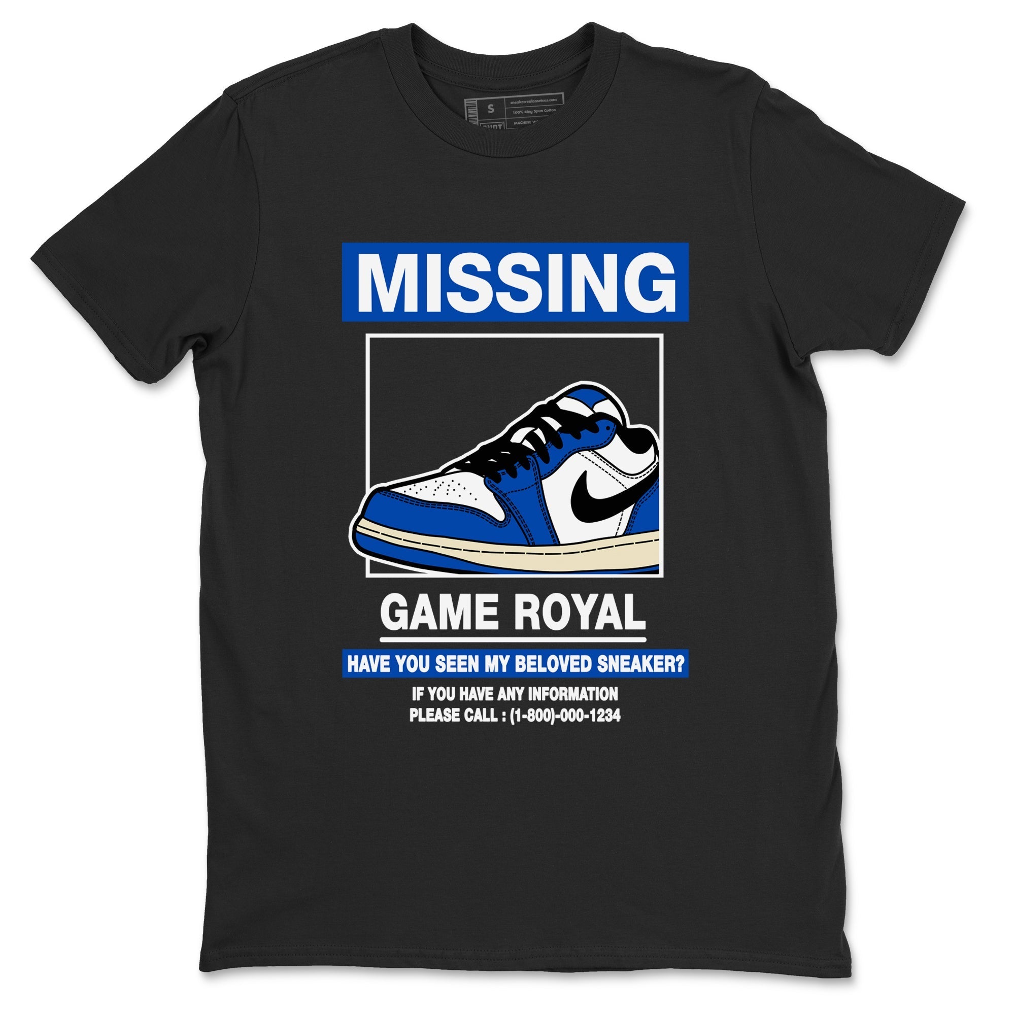 Missing snkmatch snkmatch Tees - Air Jordan 1 Game Royal
