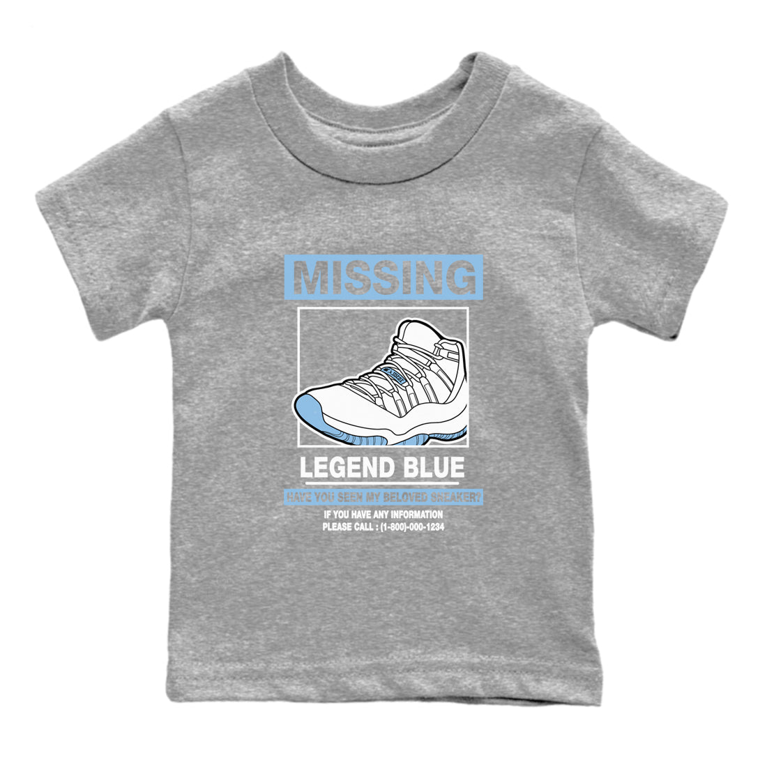 Missing snkmatch snkmatch Tees Kids - Air Jordan 11 Legend Blue