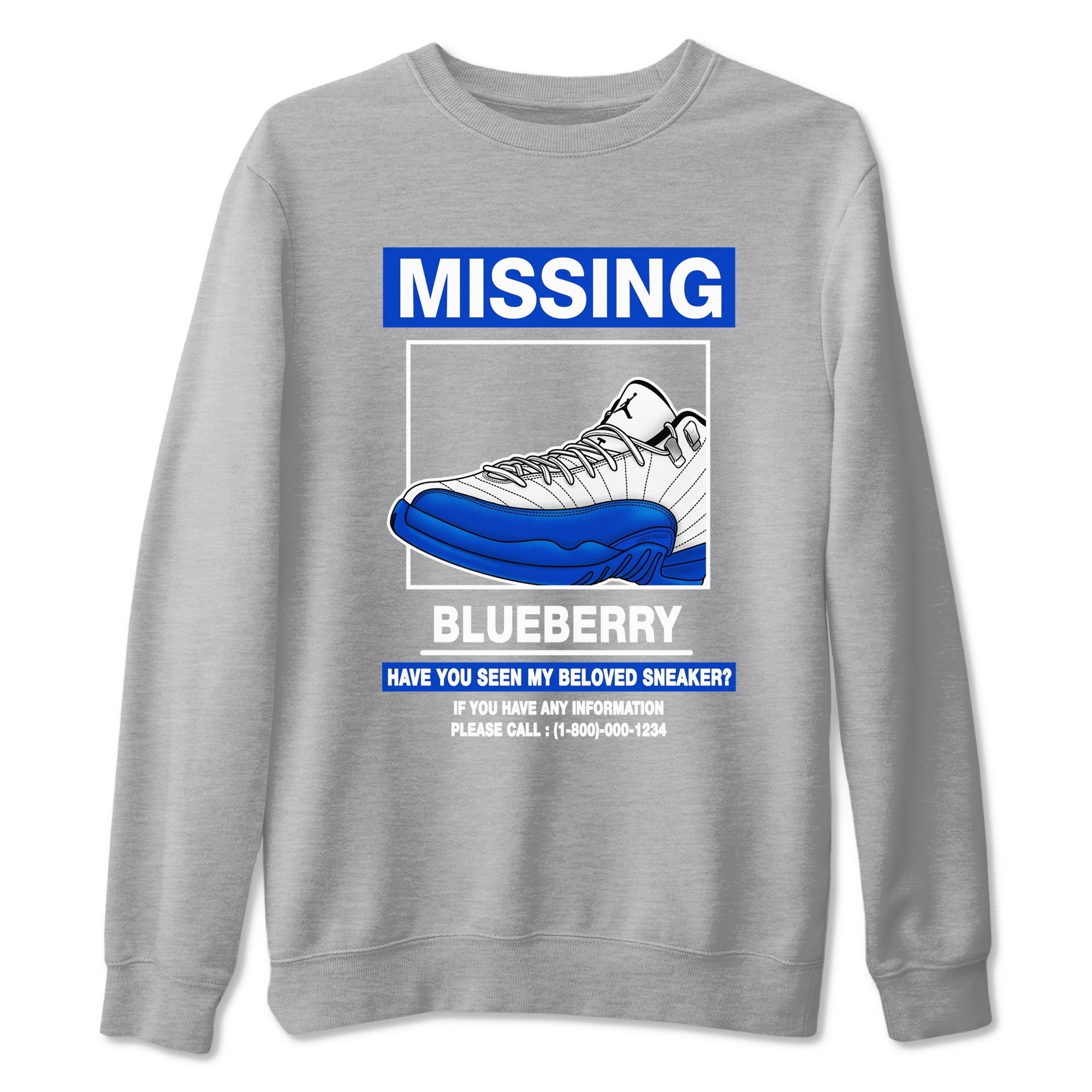 Missing snkmatch snkmatch Tees - Air Jordan 12 Blueberry