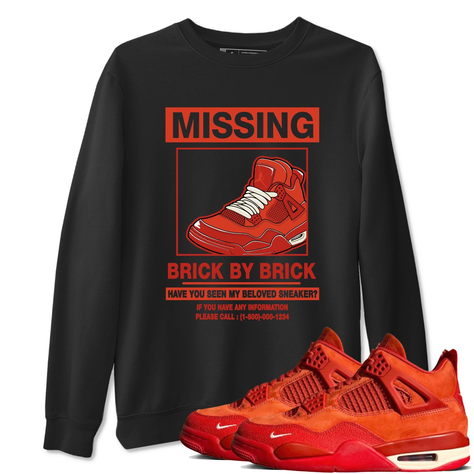 Missing snkmatch snkmatch Tees - Air Jordan 4 Brick By Brick
