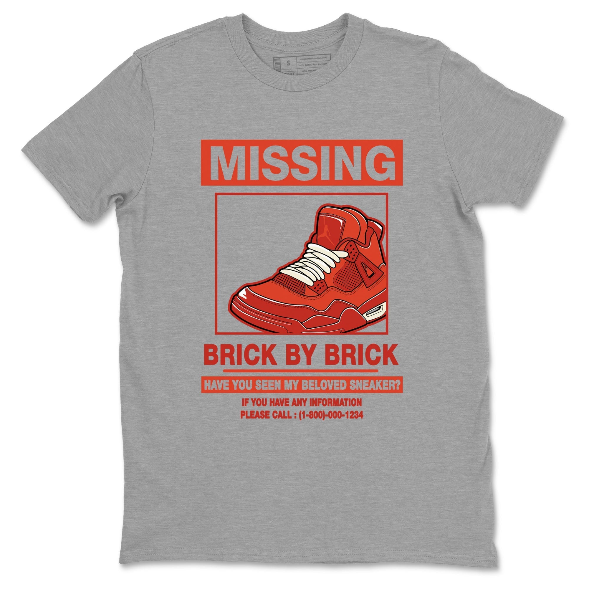 Missing snkmatch snkmatch Tees - Air Jordan 4 Brick By Brick