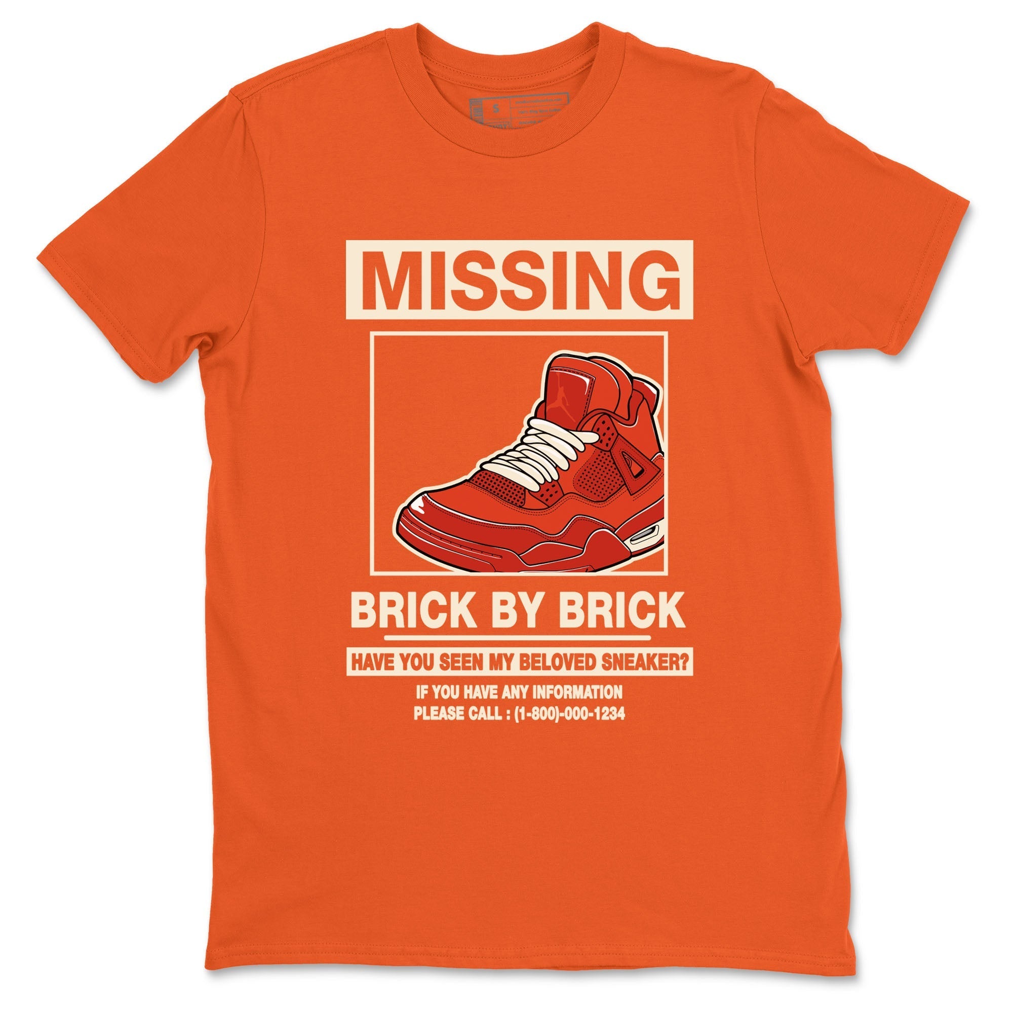 Missing snkmatch snkmatch Tees - Air Jordan 4 Brick By Brick