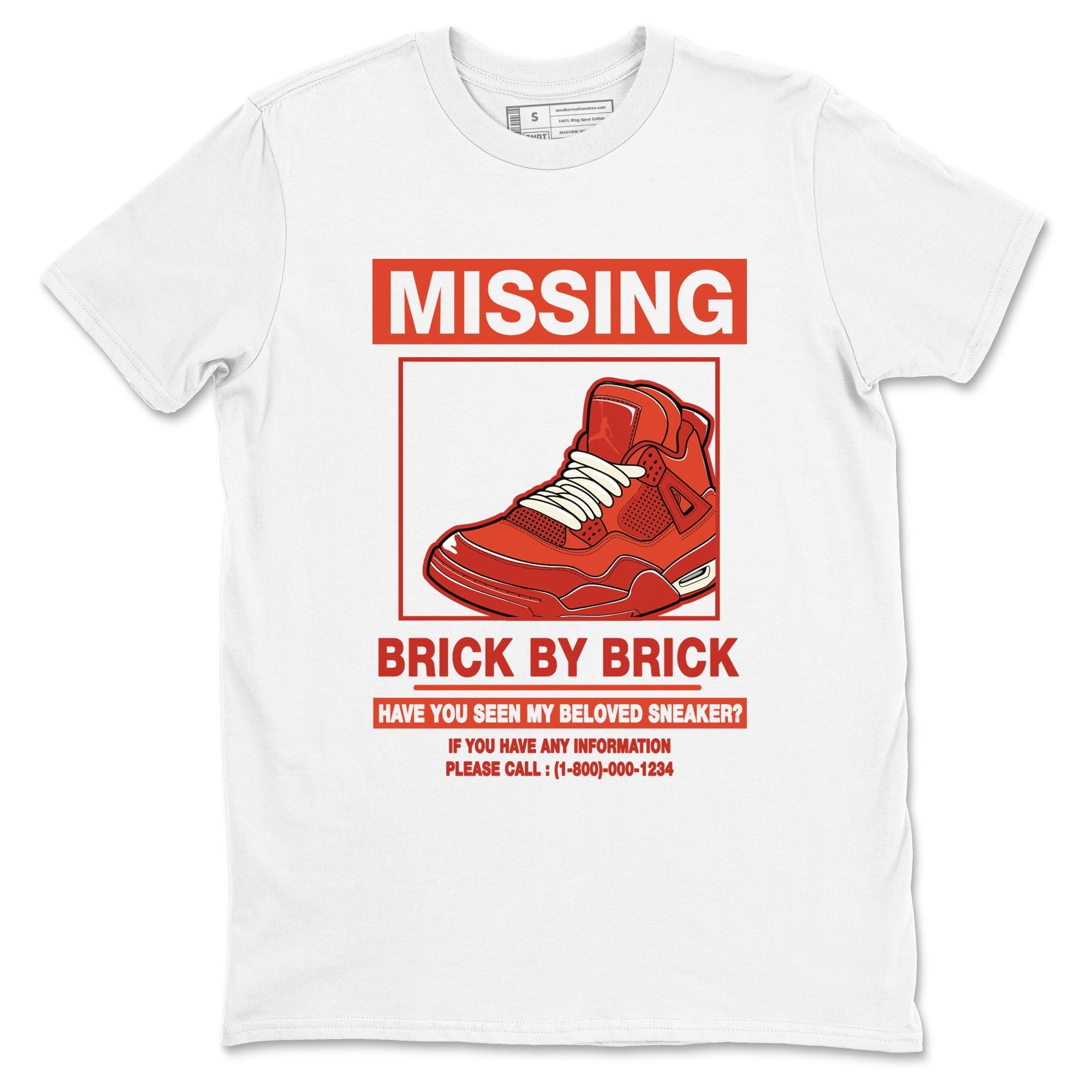 Missing snkmatch snkmatch Tees - Air Jordan 4 Brick By Brick