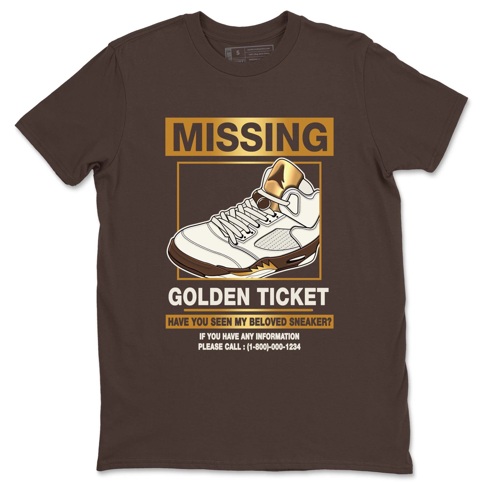 Missing snkmatch snkmatch Tees - Air Jordan 5 Golden Ticket