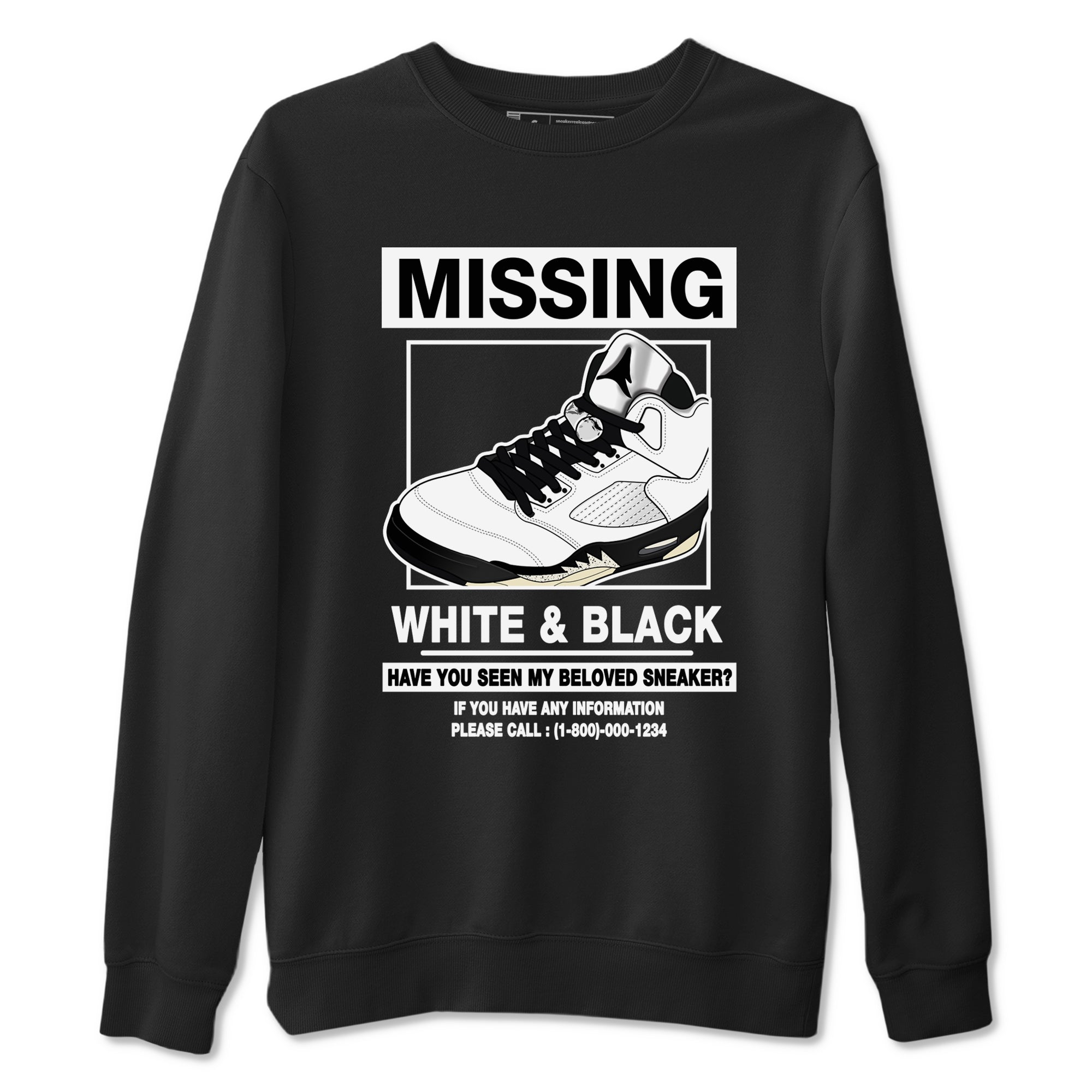 Missing snkmatch snkmatch Tees - Air Jordan 5 White Black
