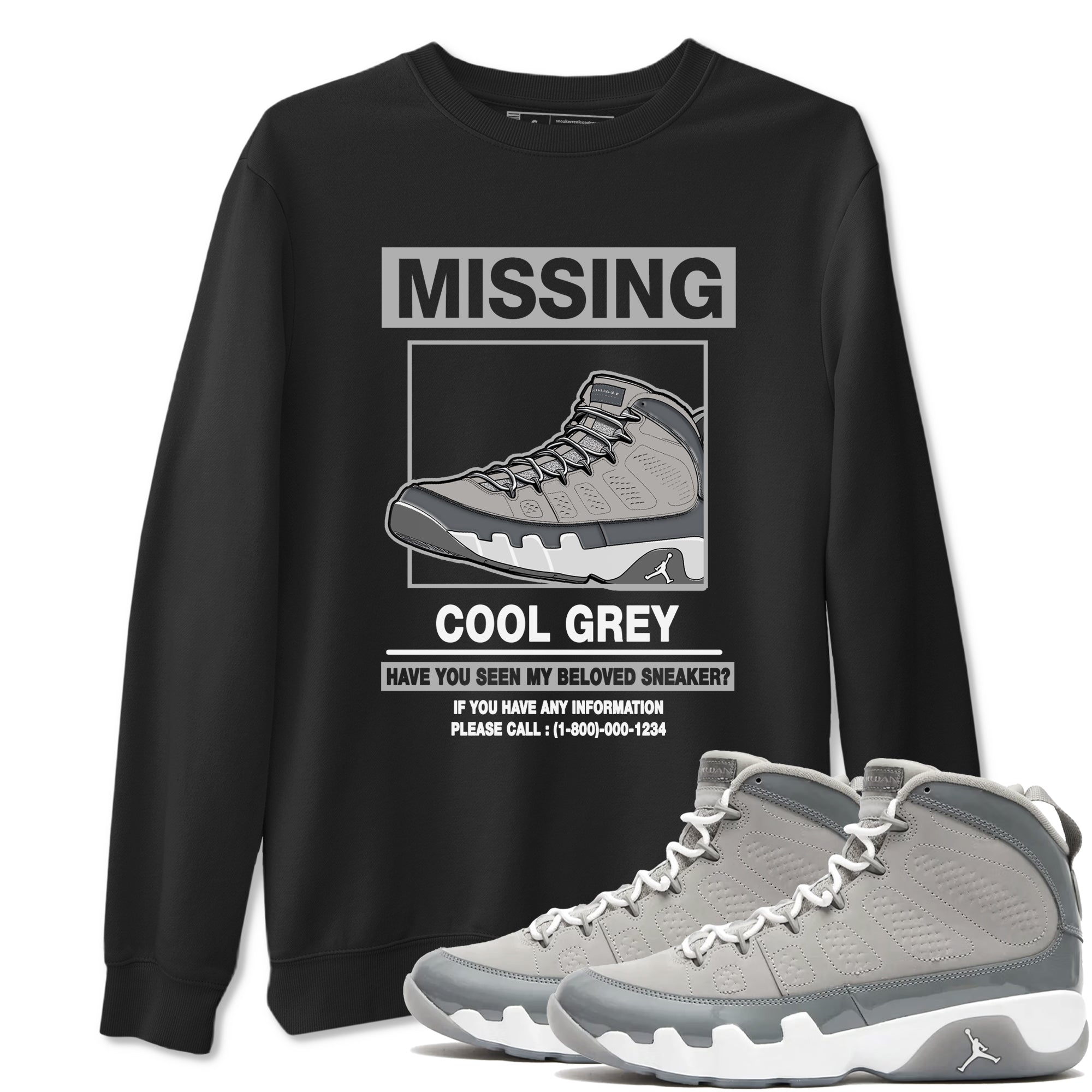 Missing snkmatch snkmatch Tees - Air Jordan 9 Cool Grey