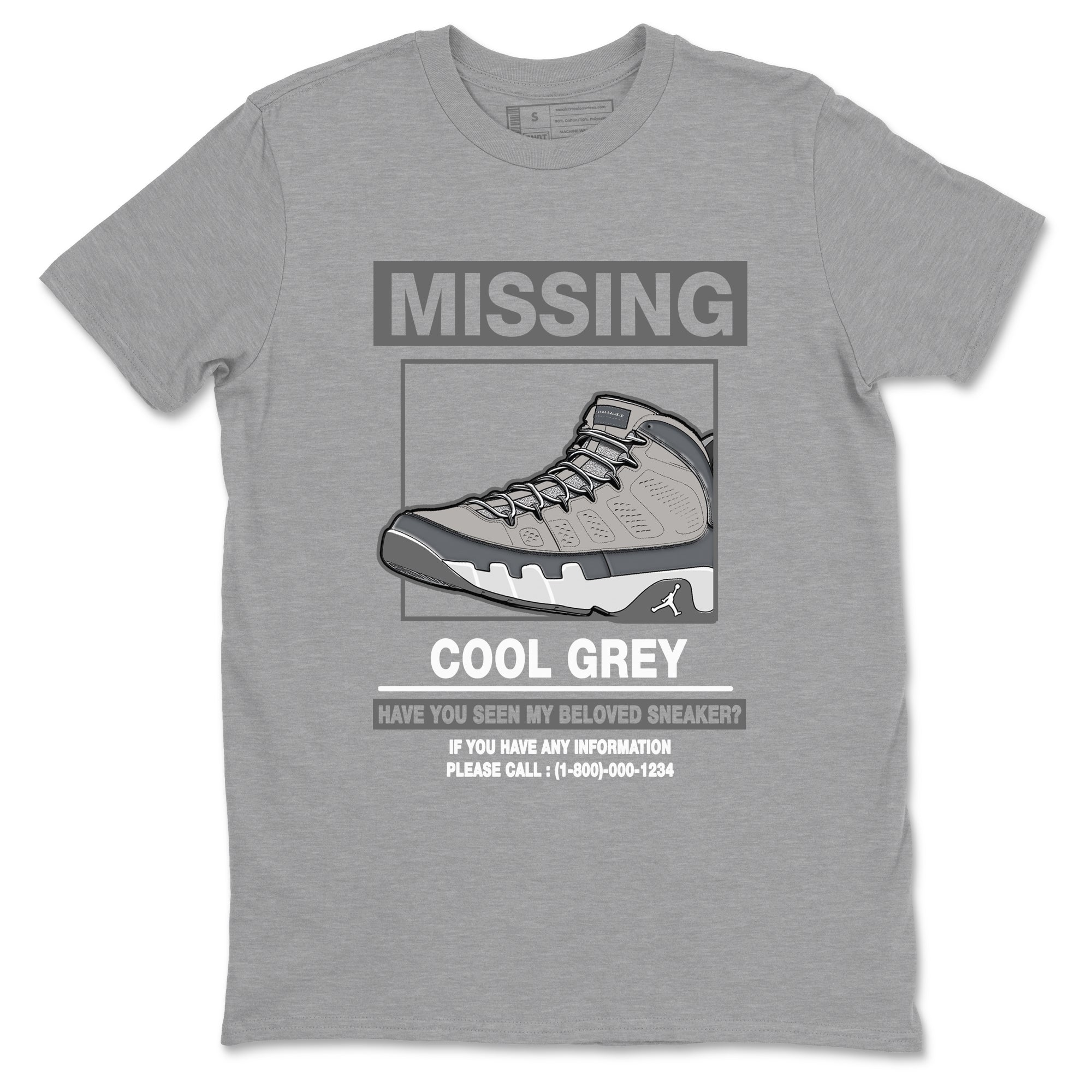 Missing snkmatch snkmatch Tees - Air Jordan 9 Cool Grey