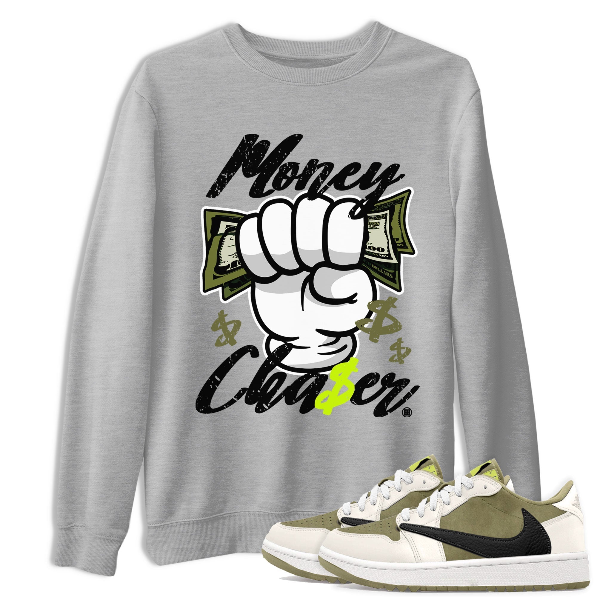 Money Chaser snkmatch Tee - Air Jordan 1 Travis Scott Golf