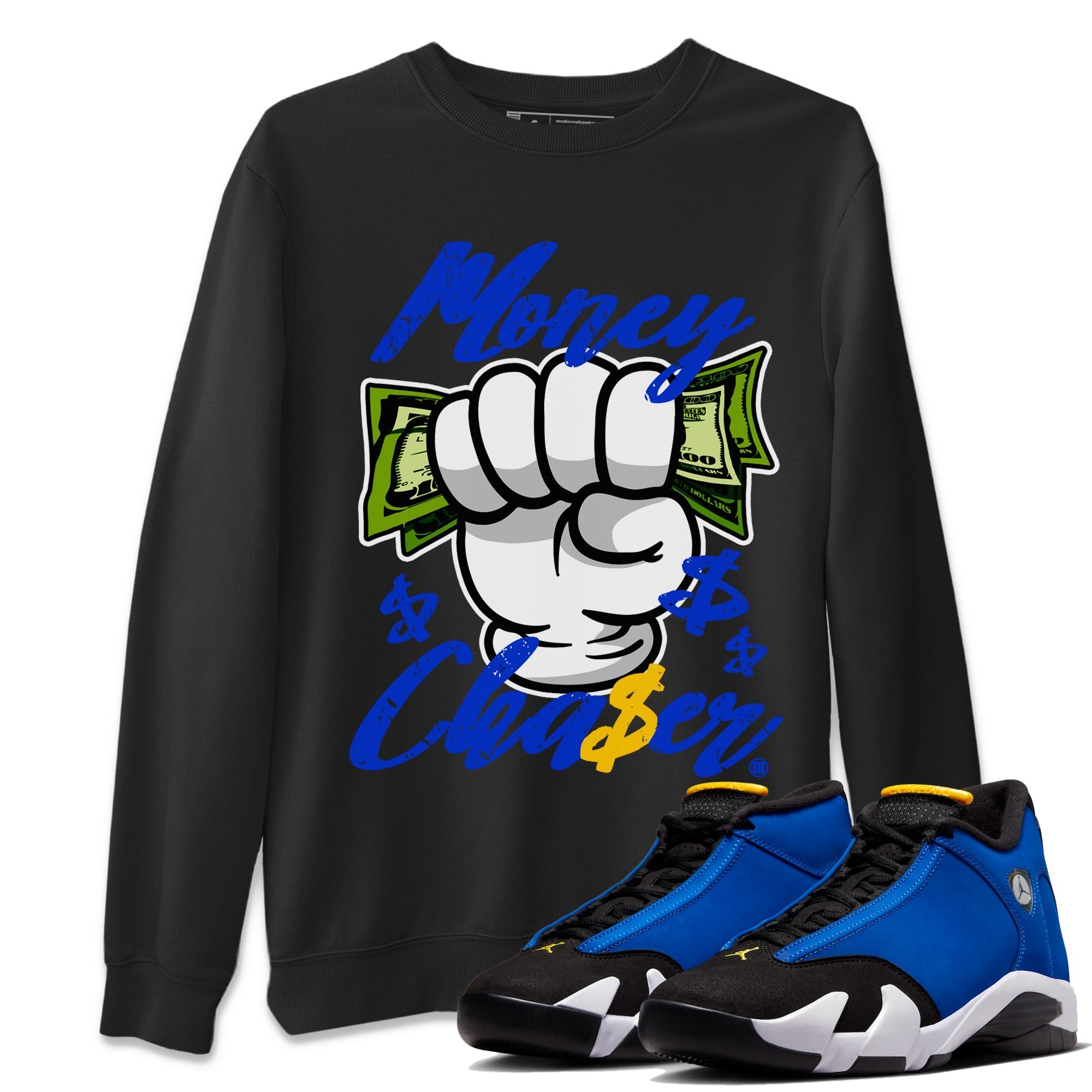 Money Chaser Unisex Tops - Air Jordan 14 Laney