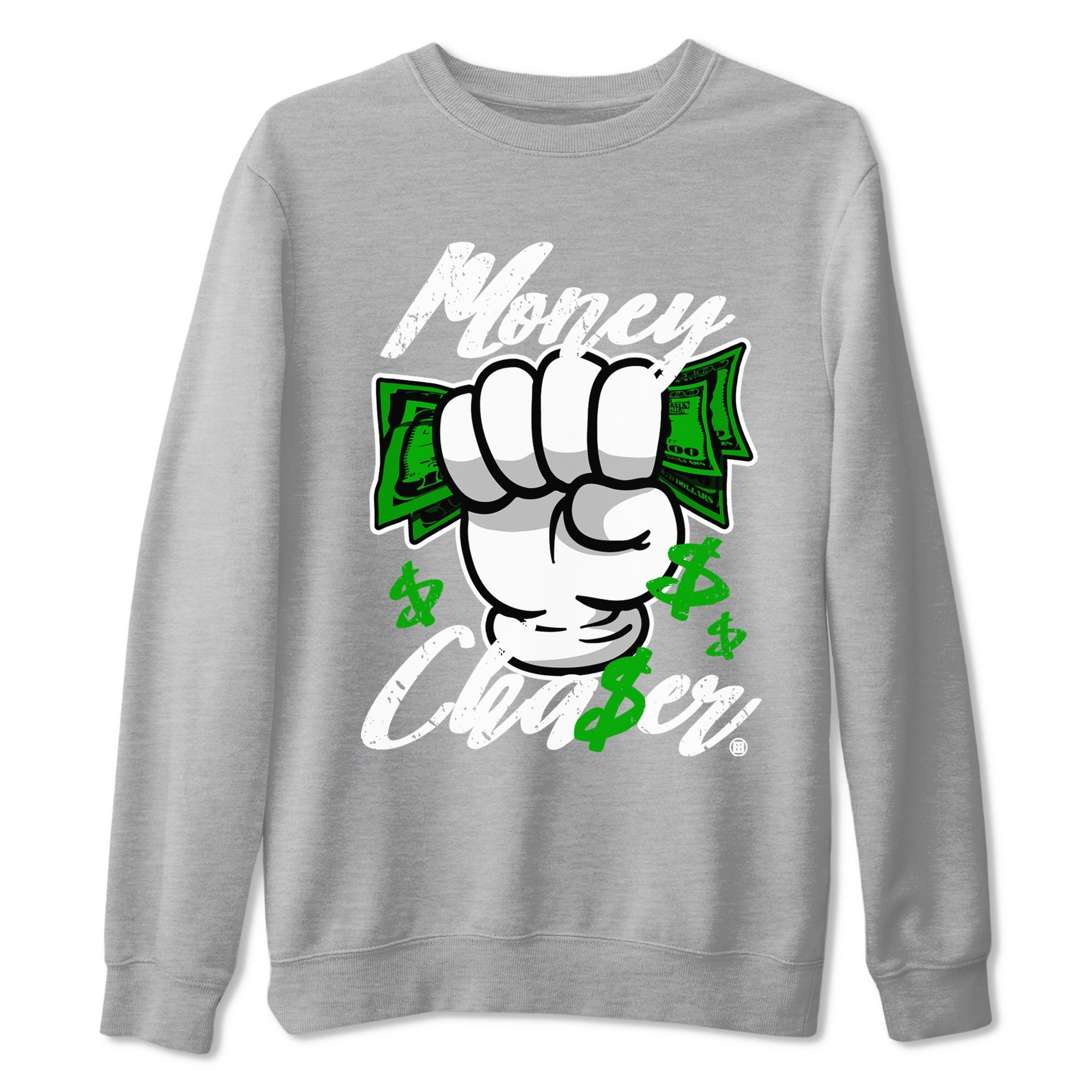 Money Chaser snkmatch Tee - Air Jordan 5 Lucky Green