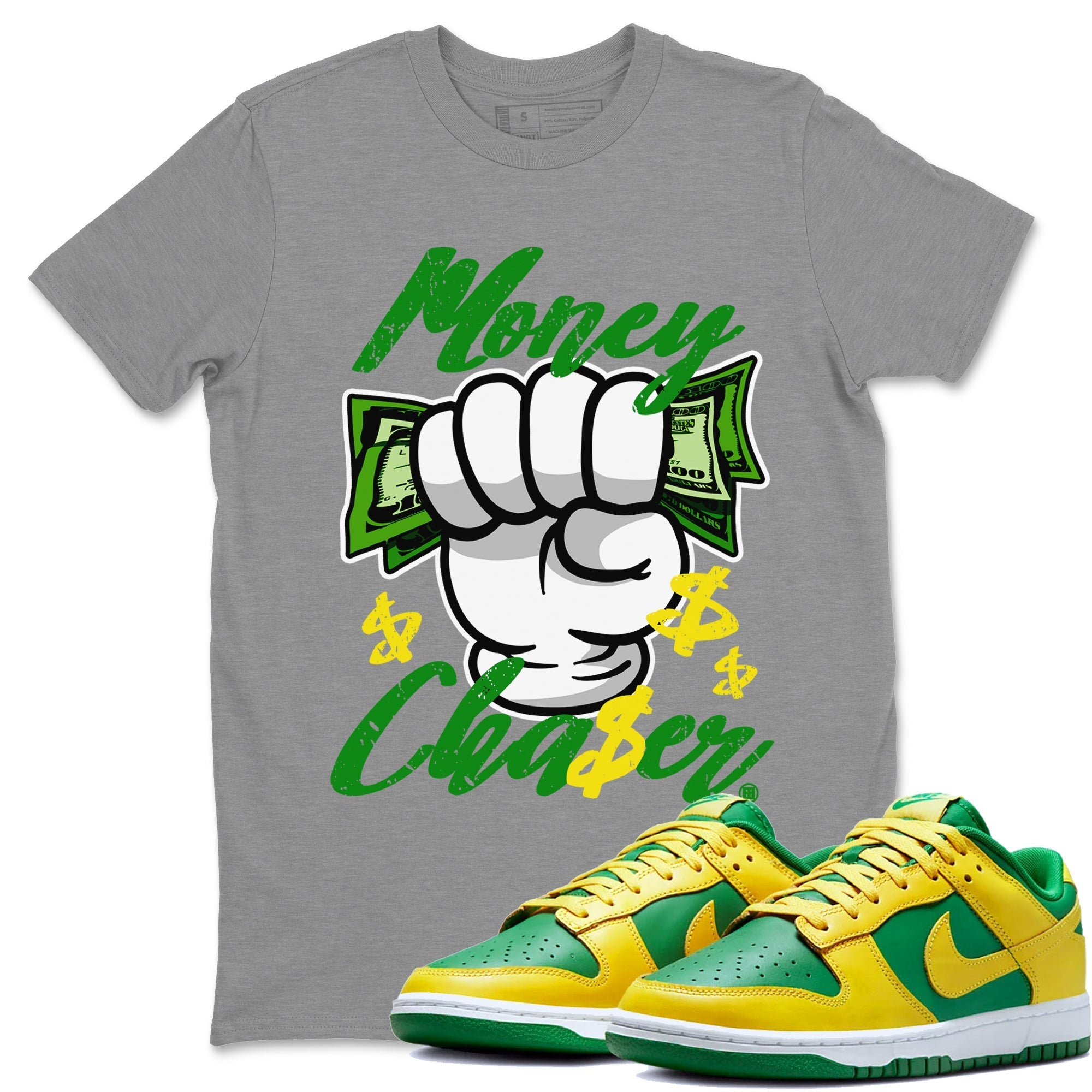 Money Chaser Unisex Tops - Dunk Reverse Brazil