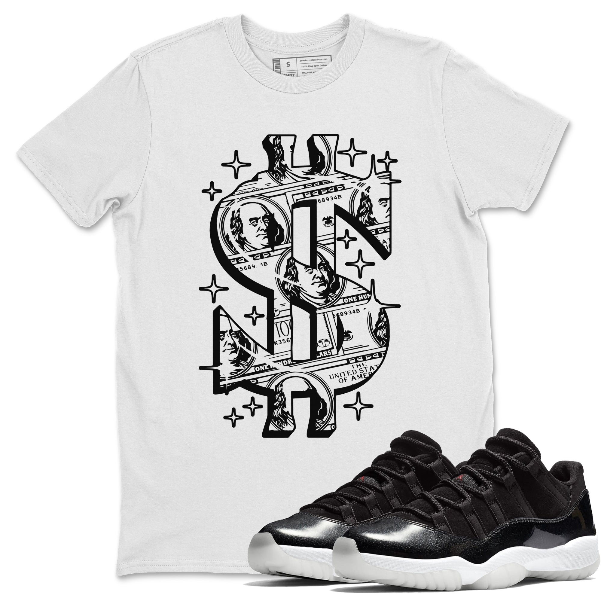 Money Dollar Unisex Tops - Air Jordan 11 72-10