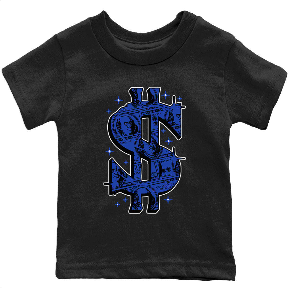 Money Dollar Kids Tops - Yeezy 350 Dazzling Blue