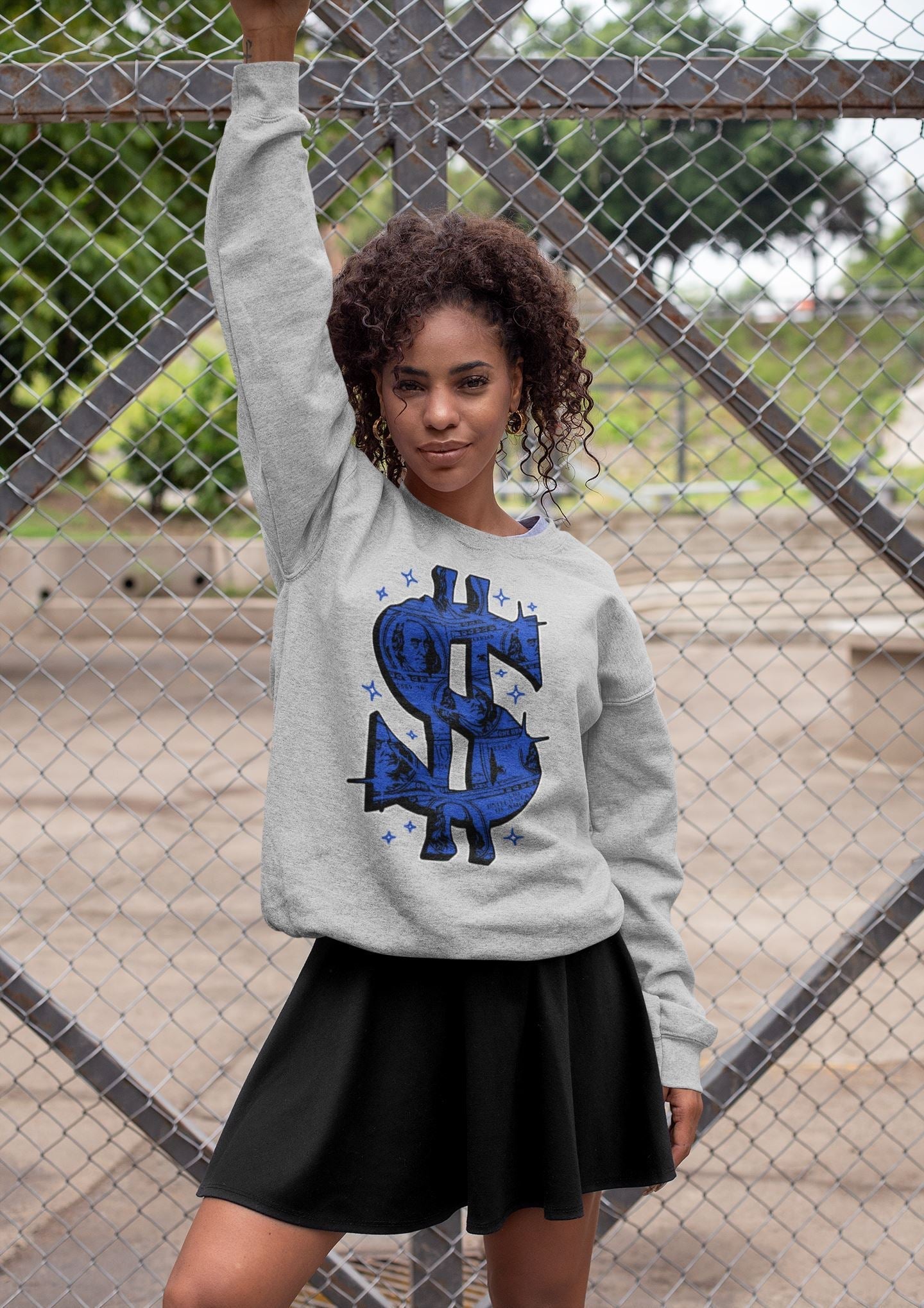 Money Dollar Unisex Tops - Yeezy 350 Dazzling Blue