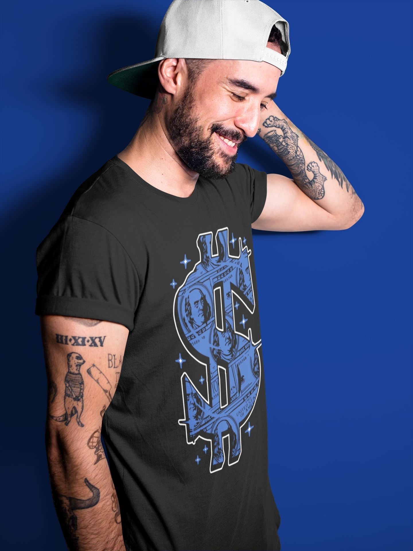 Money Dollar Unisex Tops - Yeezy 350 Dazzling Blue