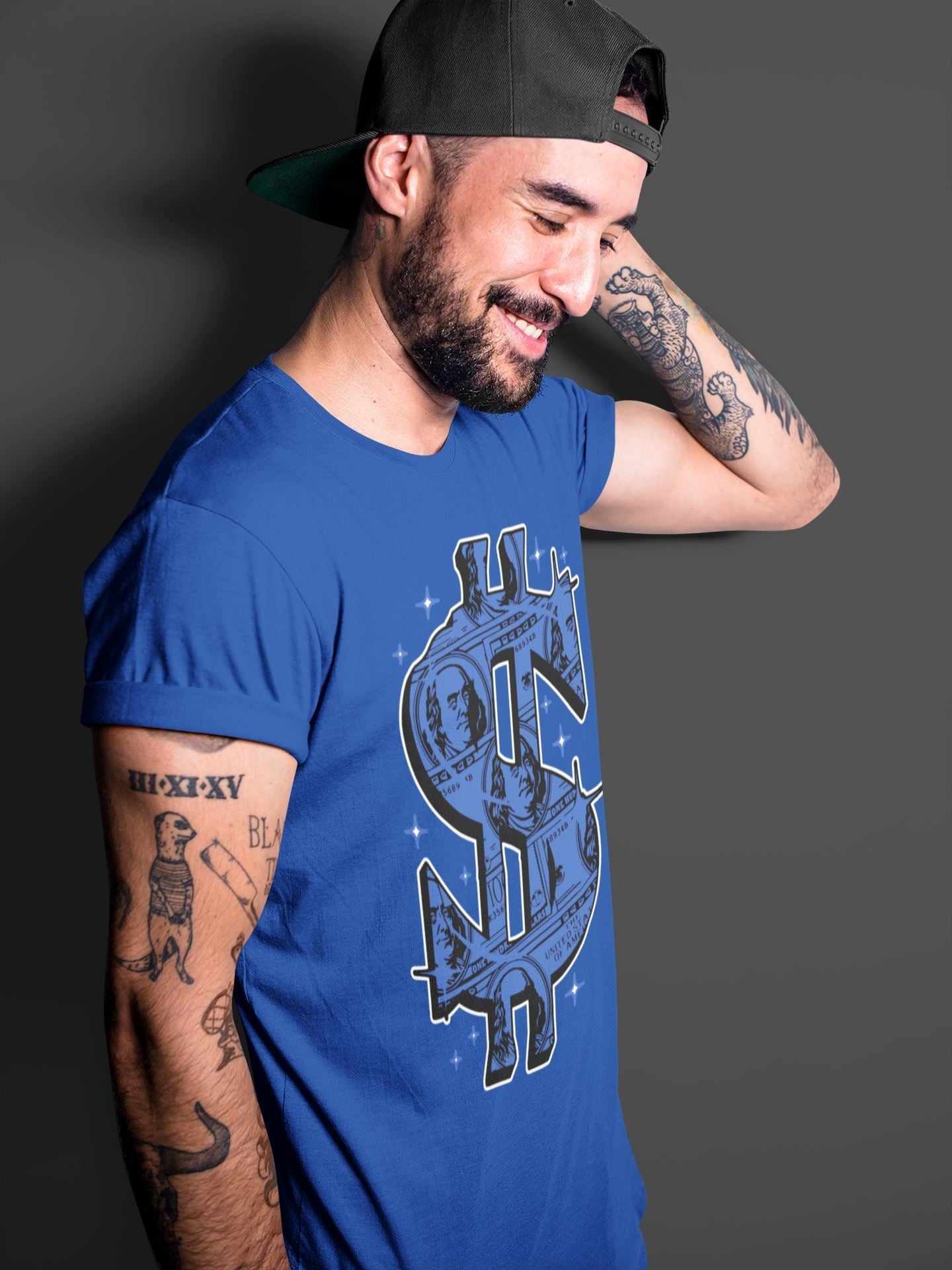Money Dollar Unisex Tops - Yeezy 350 Dazzling Blue