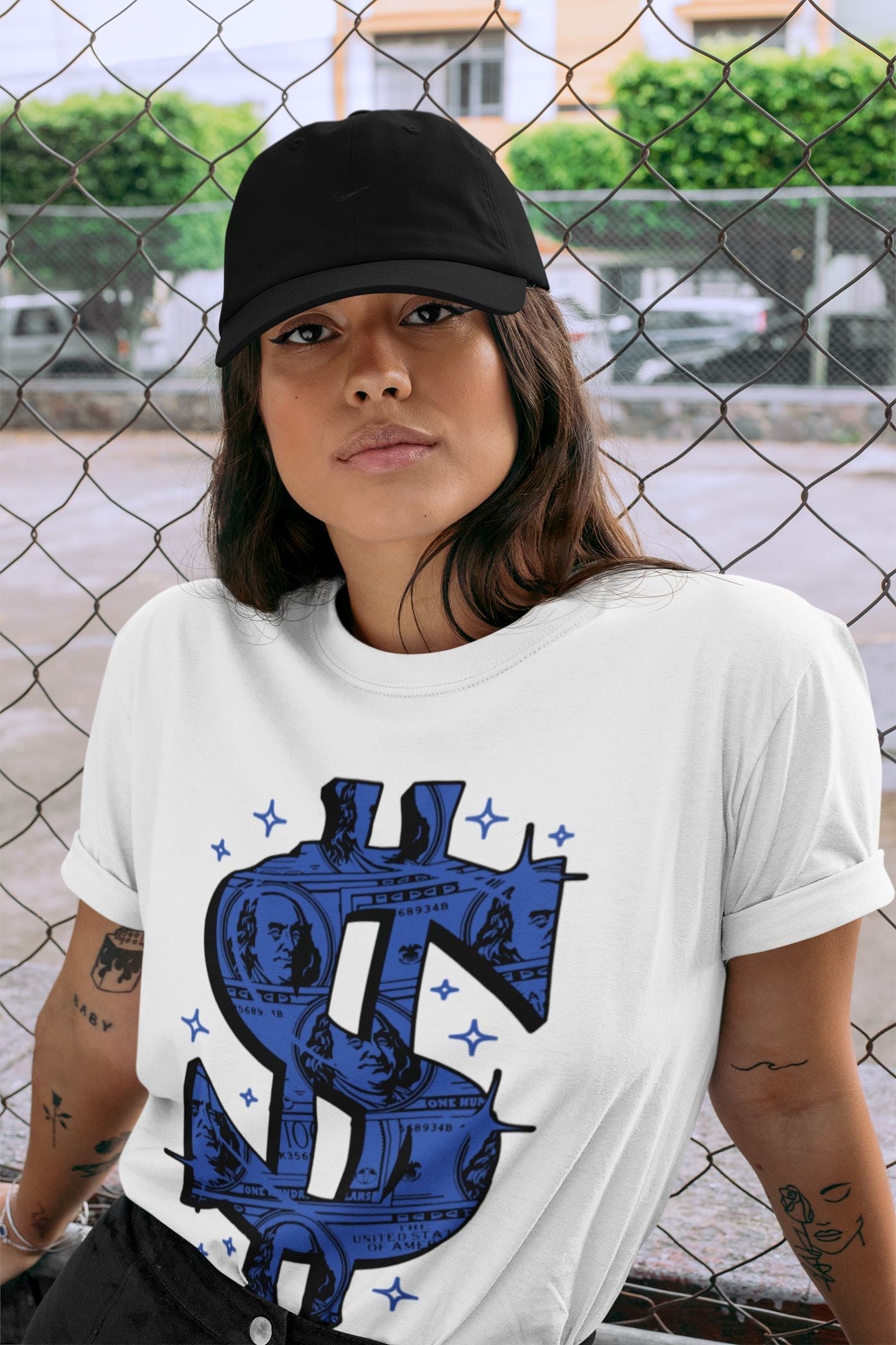 Money Dollar Unisex Tops - Yeezy 350 Dazzling Blue