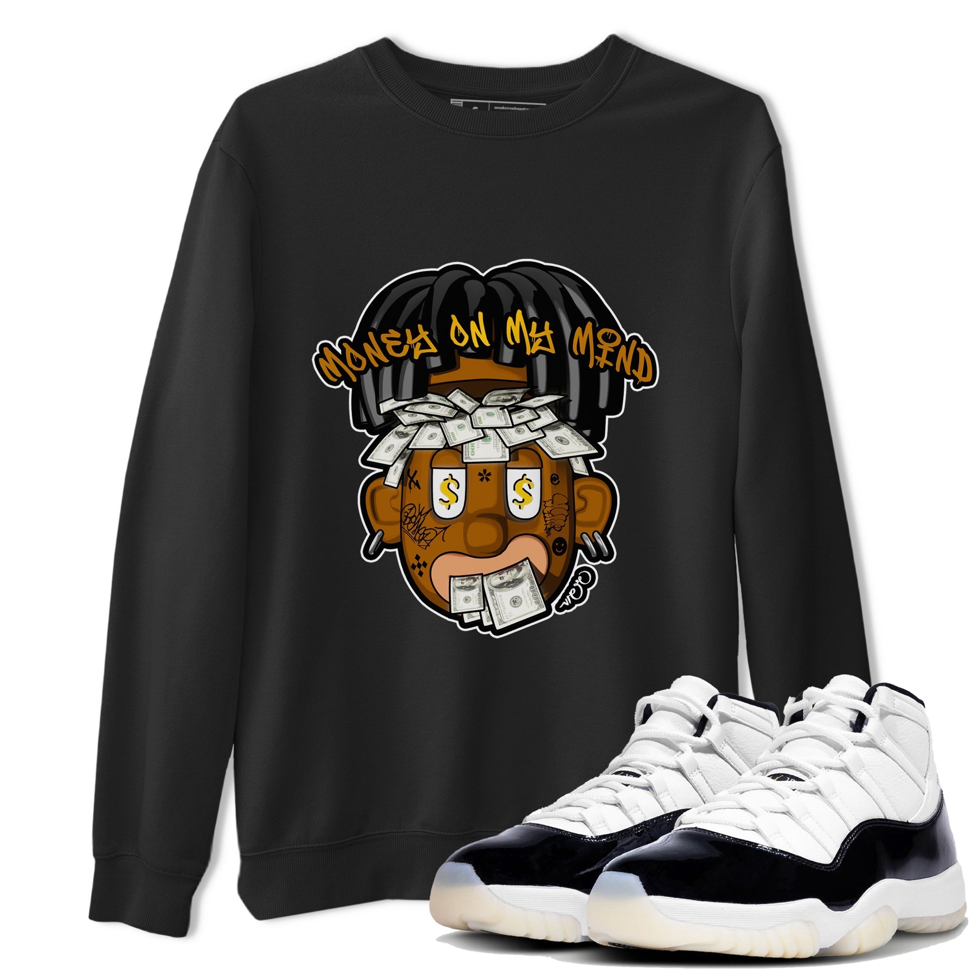 Money On My Mind snkmatch Tee - Air Jordan 11 Gratitude