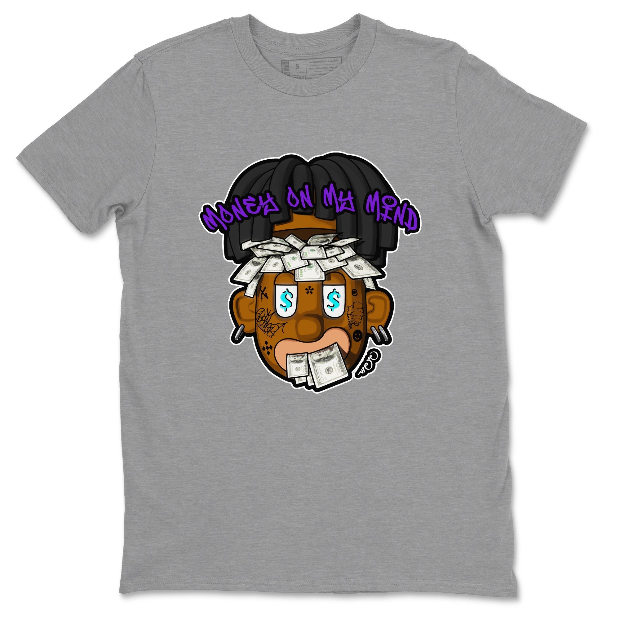 Money On My Mind snkmatch Tee - Air Jordan 6 Aqua