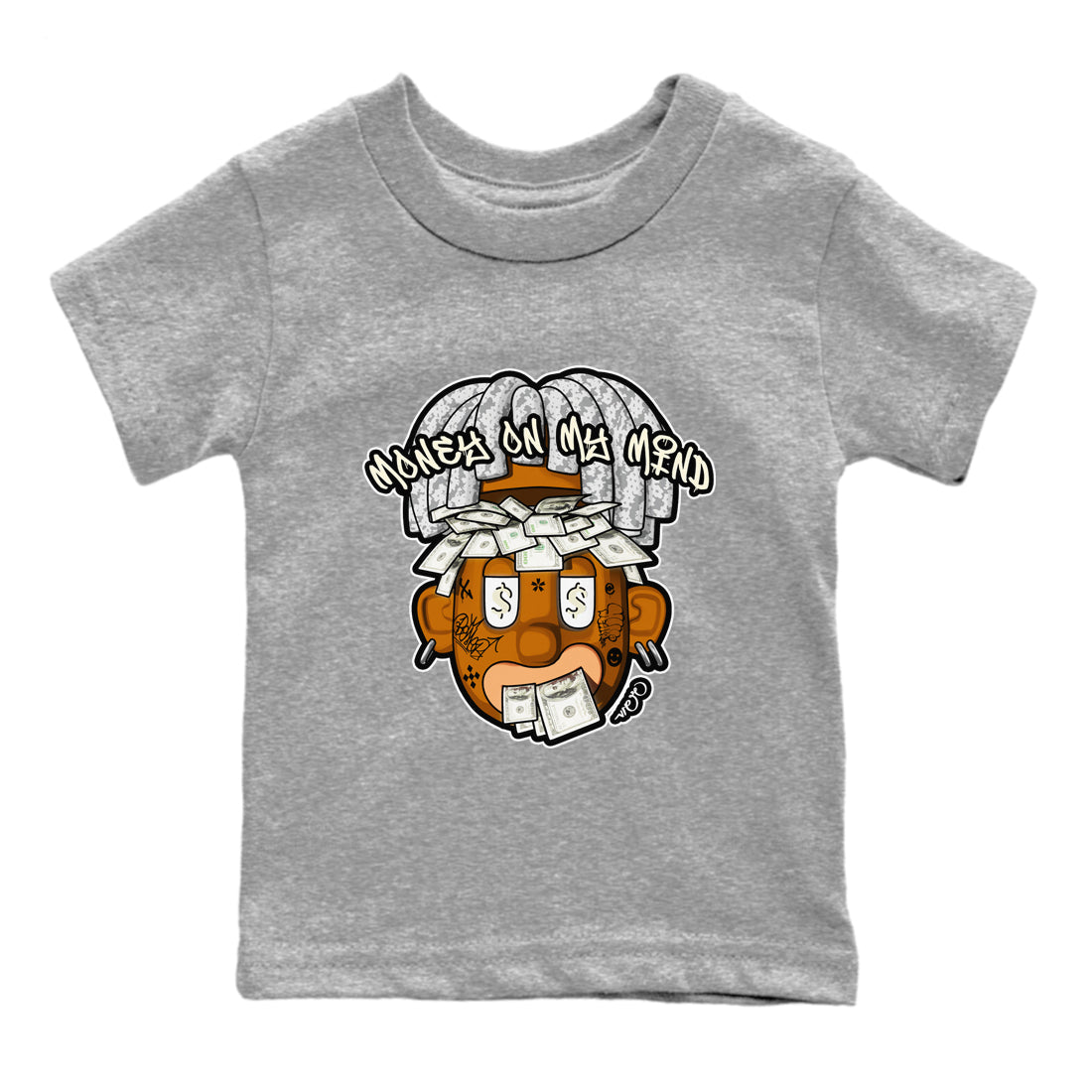 Money On My Mind snkmatch Tee Kids - Yeezy 350 Static